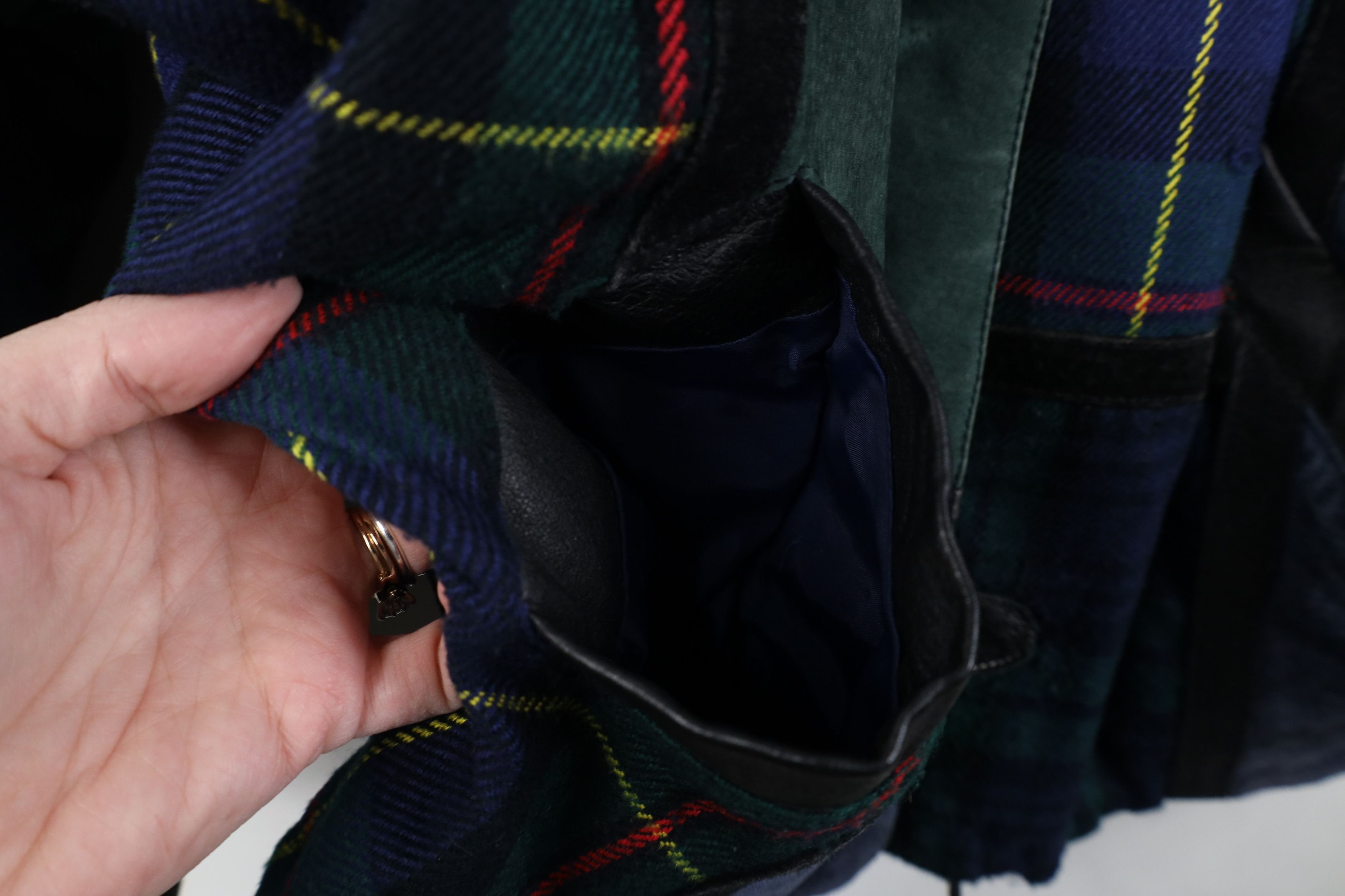 Vintage Vintage 90s Streetwear Wool Patchwork Toggle Button Jacket Size M / US 6-8 / IT 42-44 - 8 Thumbnail