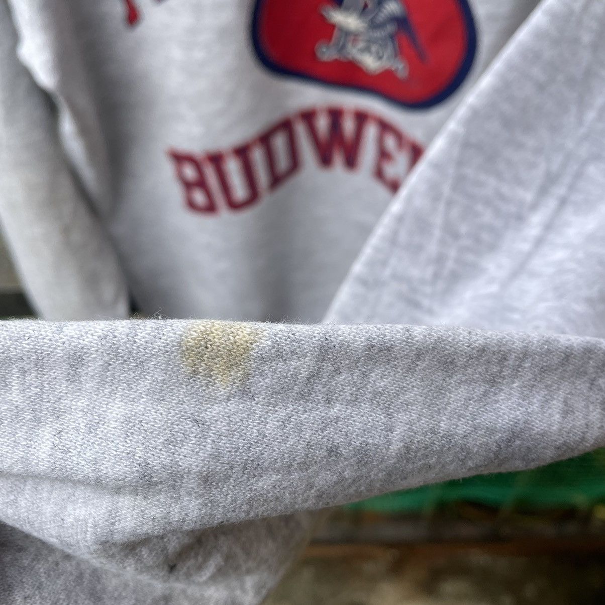 Budweiser × Vintage 🔥Vintage 1988 Property Of Budweiser Big Logo Sweatshirts Size US M / EU 48-50 / 2 - 7 Thumbnail