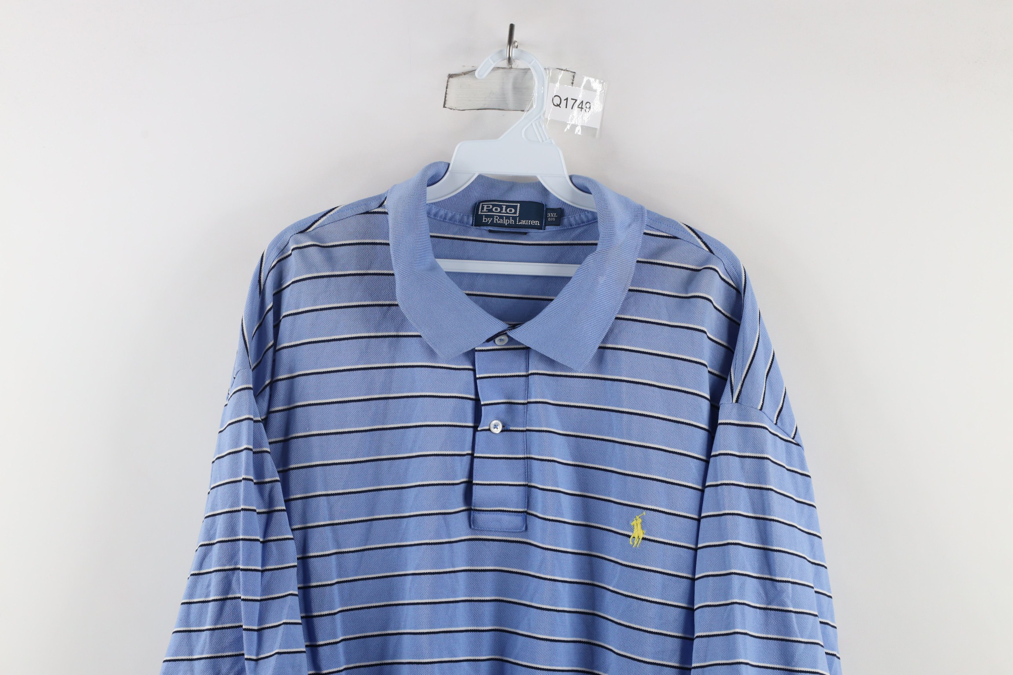 Ralph Lauren × Vintage Vintage 90s Ralph Lauren Knit Collared Golf Polo Shirt Size US XXL / EU 58 / 5 - 2 Thumbnail