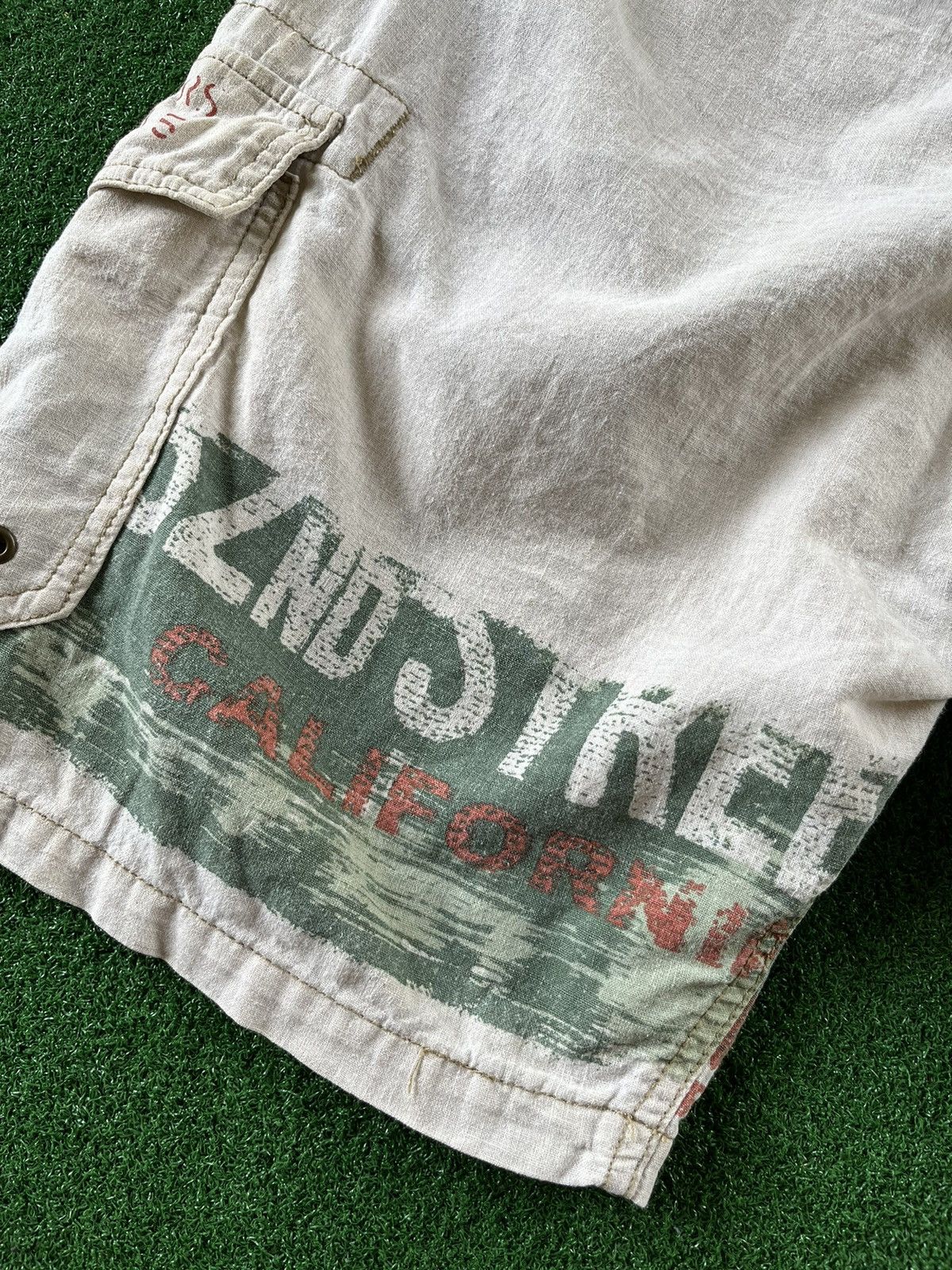 Avirex × Vintage 🔥Avirex California side Cargo Pocket Short Pants Size US 33 - 12 Thumbnail
