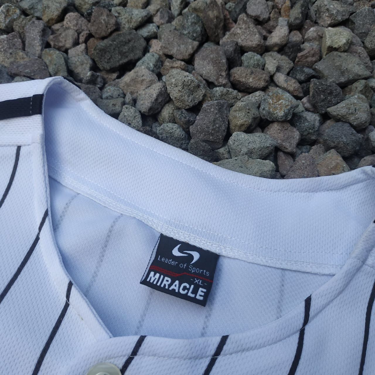 Japanese Brand × Vintage Stripe baseball jersey Size US L / EU 52-54 / 3 - 4 Thumbnail