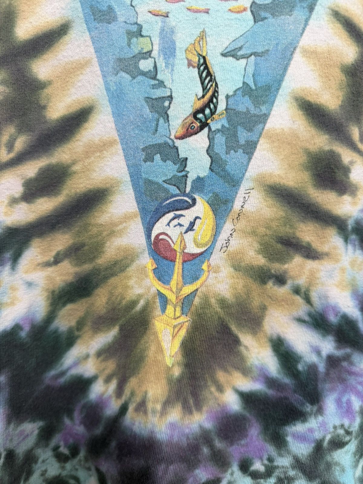 Liquid Blue LIQUID BLUE JOHN CONNELL OCEAN SHIRT 1990 Size US L / EU 52-54 / 3 - 2 Thumbnail