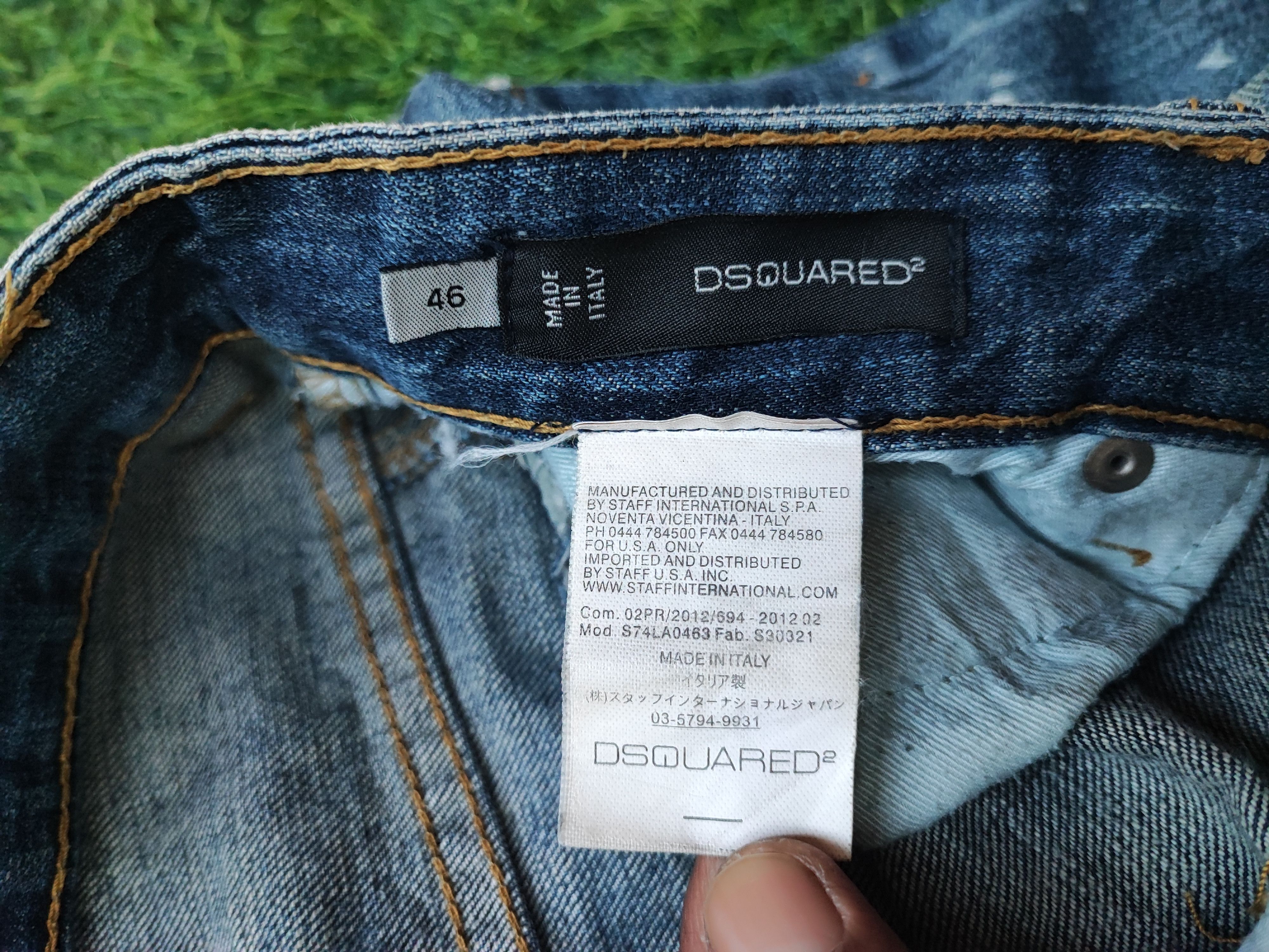 Dsquared2 Dsquared2 Thrashed Distressed Jeans ERD Grunge Chrome Size US 31 - 19 Thumbnail
