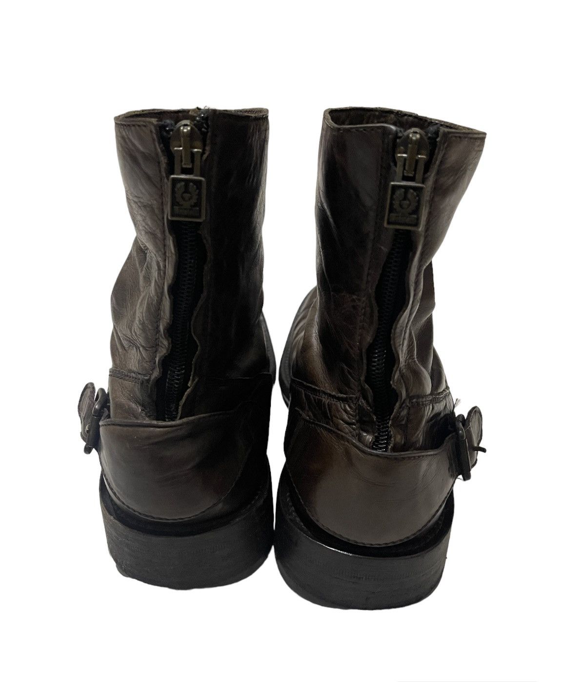 Belstaff × Leather Belstaff Motorcycle Boots 9us 8uk Made in Italy Biker Size US 9 / EU 42 - 9 Thumbnail