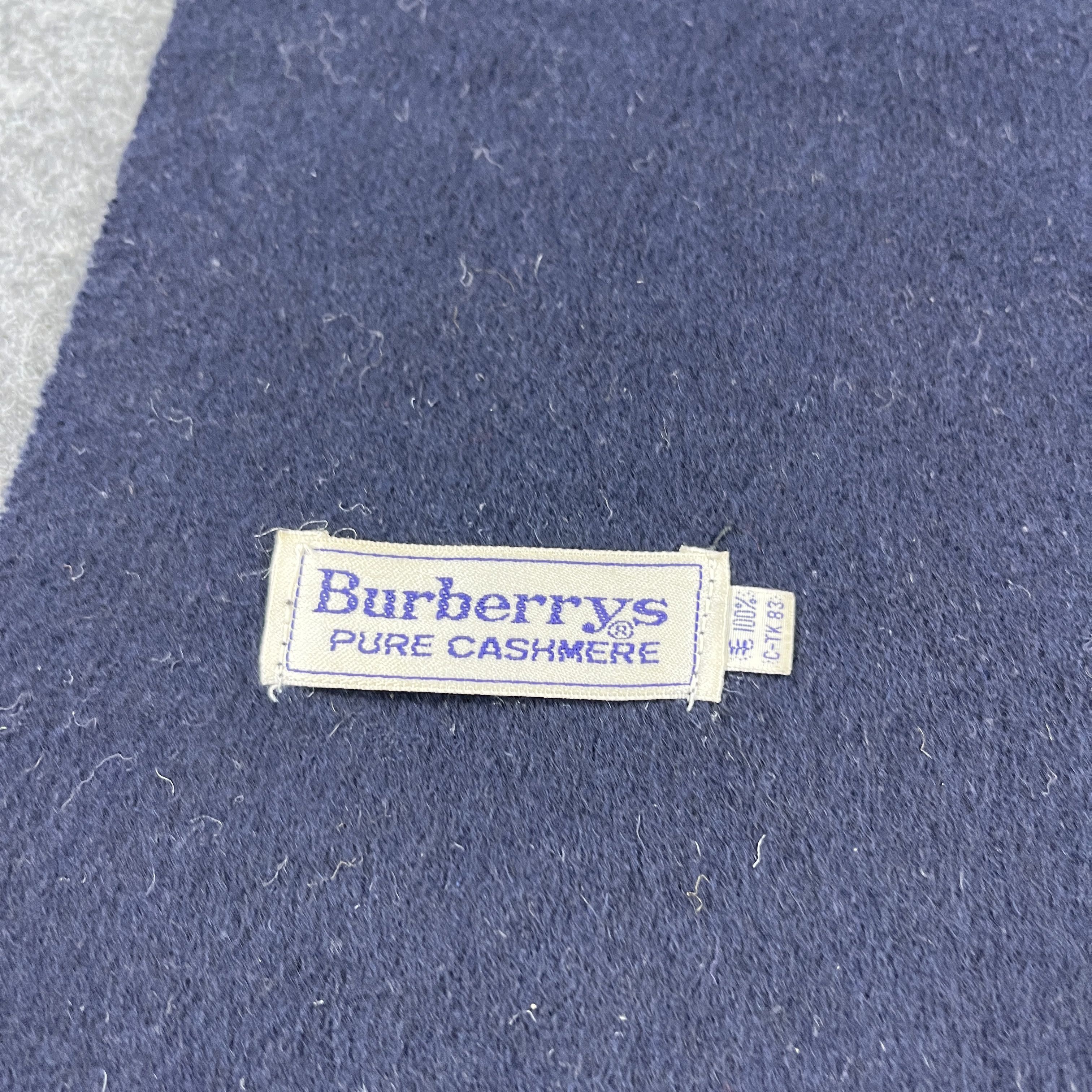Burberry × Vintage Vintage Burberrys Scarf / Muffler / Neckwear K057 Size ONE SIZE - 5 Thumbnail