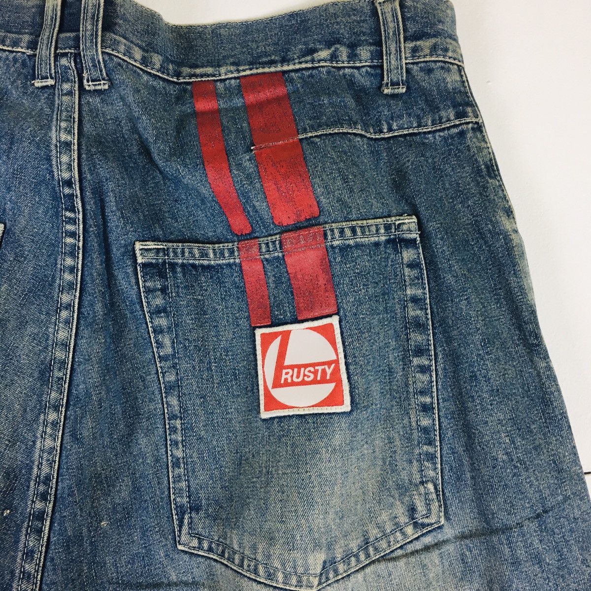 Rusty Vintage Rusty Red Line Loose Fit Jeans Size US 36 / EU 52 - 8 Thumbnail