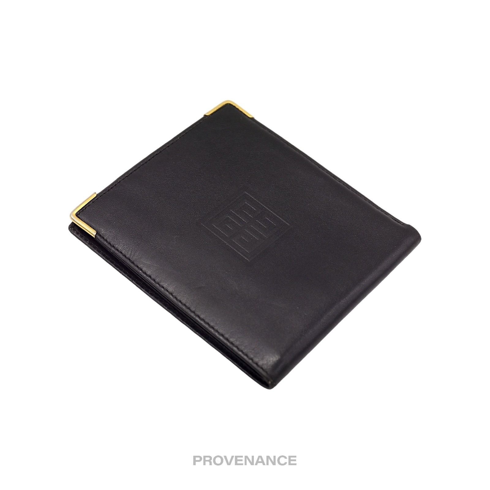 Givenchy 🔴 Givenchy 4CC Logo Bifold Wallet - Black Leather Size ONE SIZE - 4 Thumbnail