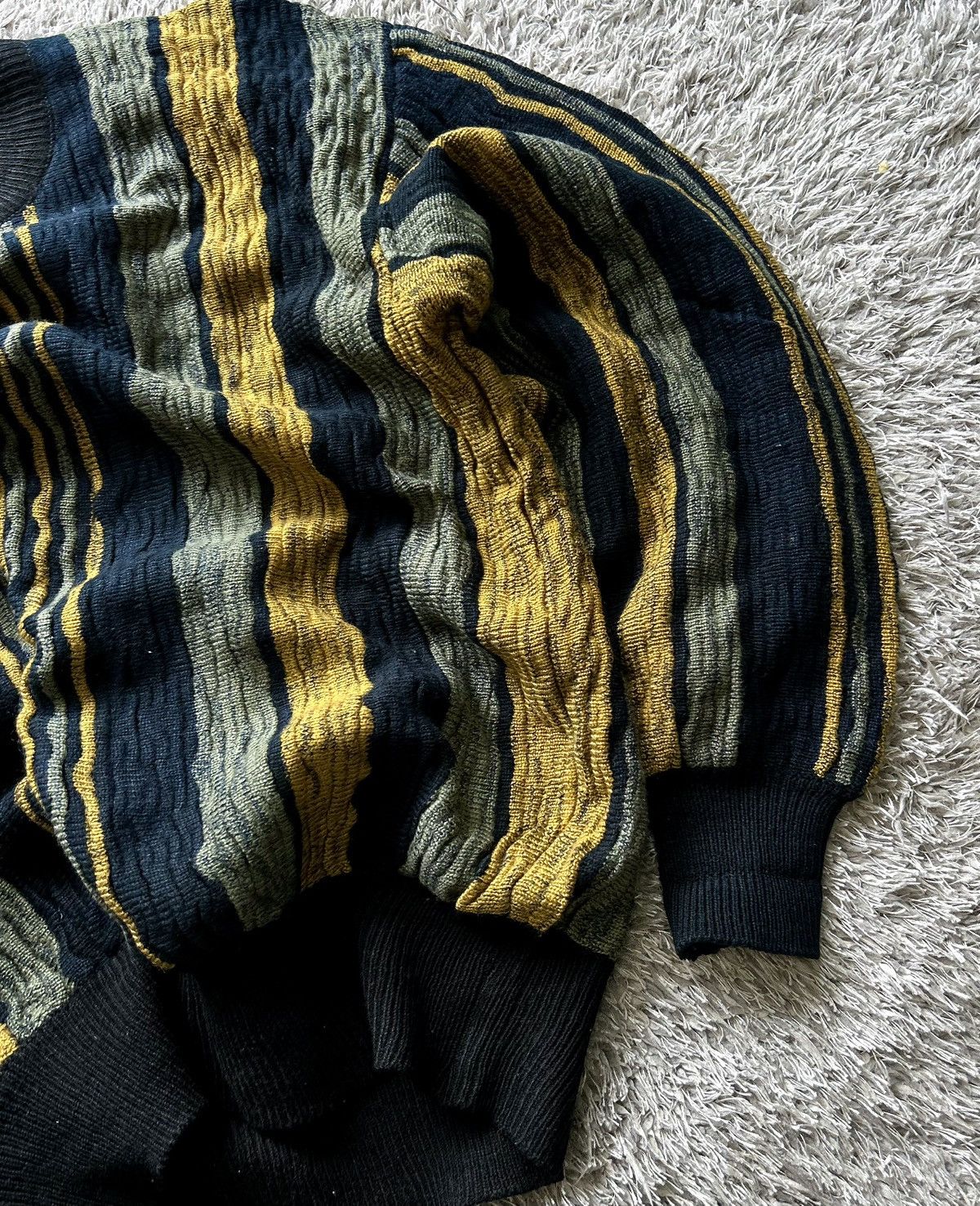 Coogi CRAZY COOGI STYLE BIG GATE CABLE KNIT Size US L / EU 52-54 / 3 - 4 Thumbnail