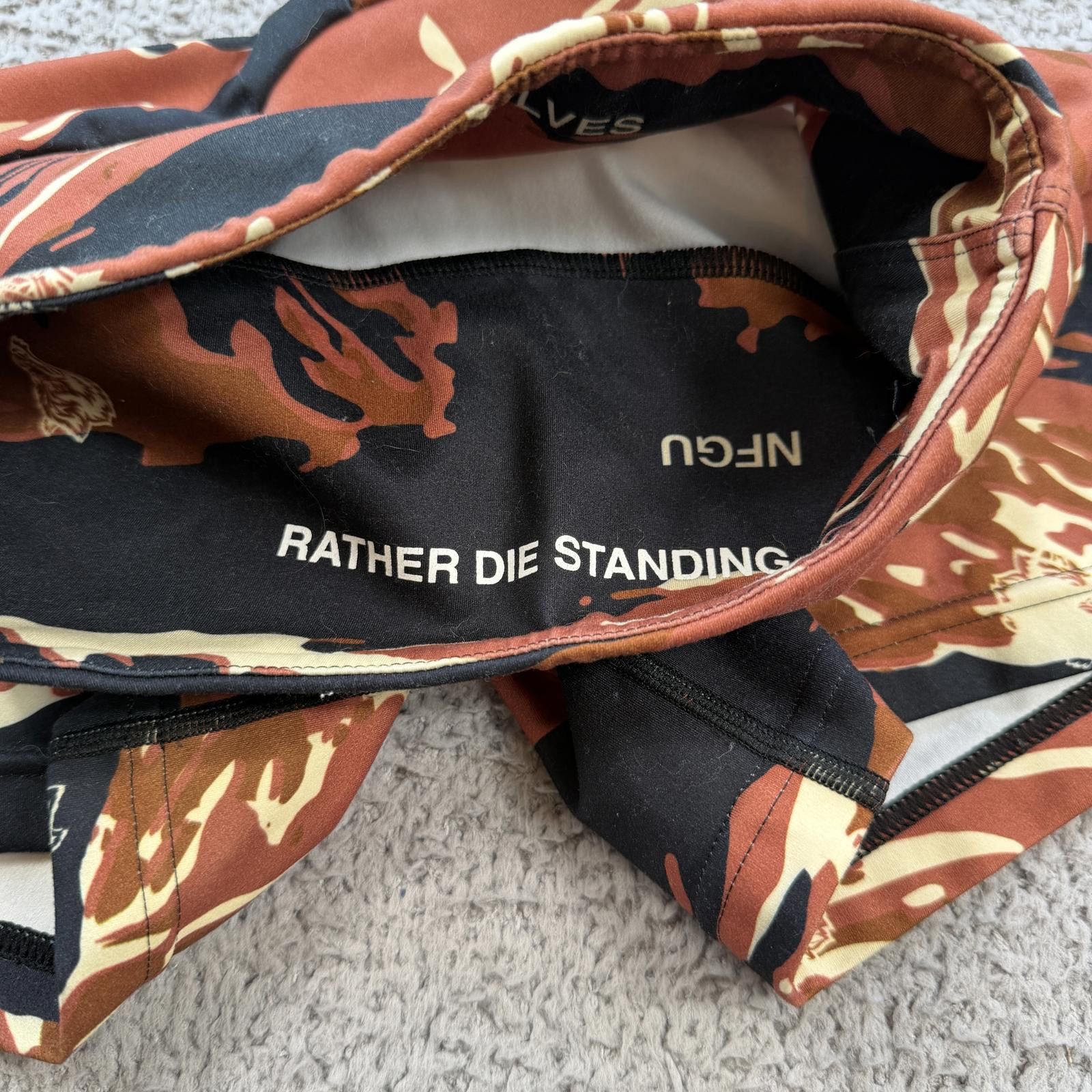 Darc Sport Darc Sport Wolves Womens Shorts 64/500 Tiger Camo Orange XS Size 26" / US 2 / IT 38 - 5 Thumbnail