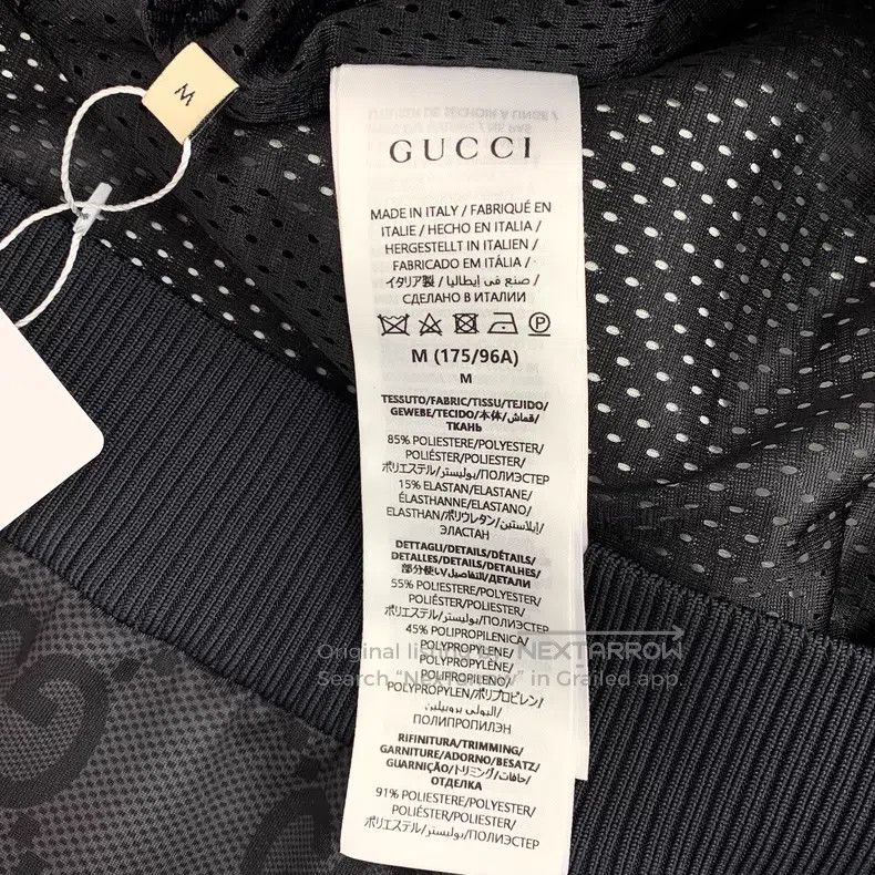 Gucci Gucci 23 black logo dark pattern jacquard full print hoode Size US M / EU 48-50 / 2 - 7 Thumbnail
