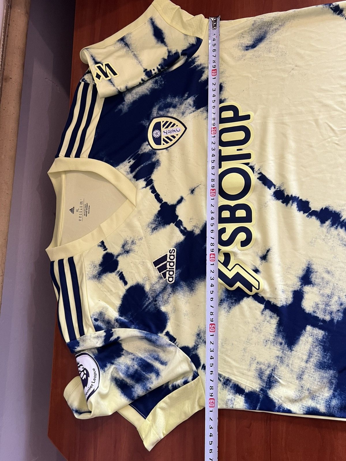 Adidas 2022/23 LEEDS UNITED AWAY SOCCER JERSEY FOOTBALL SHIRT Size US XL / EU 56 / 4 - 20 Thumbnail