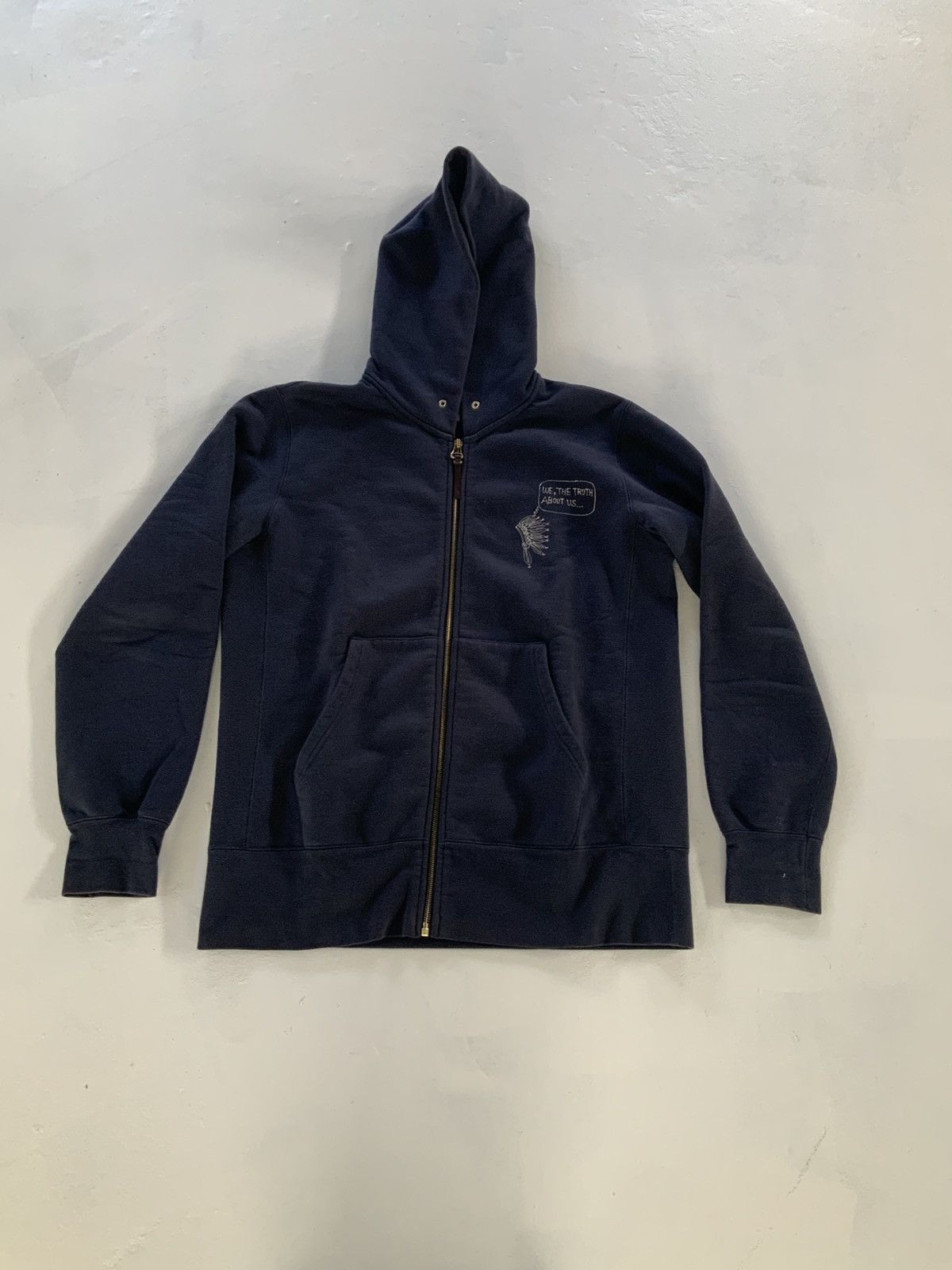 Visvim Visvim 21aw Jumbo Sweat Zip P.O.（Uneven Dye） | Grailed