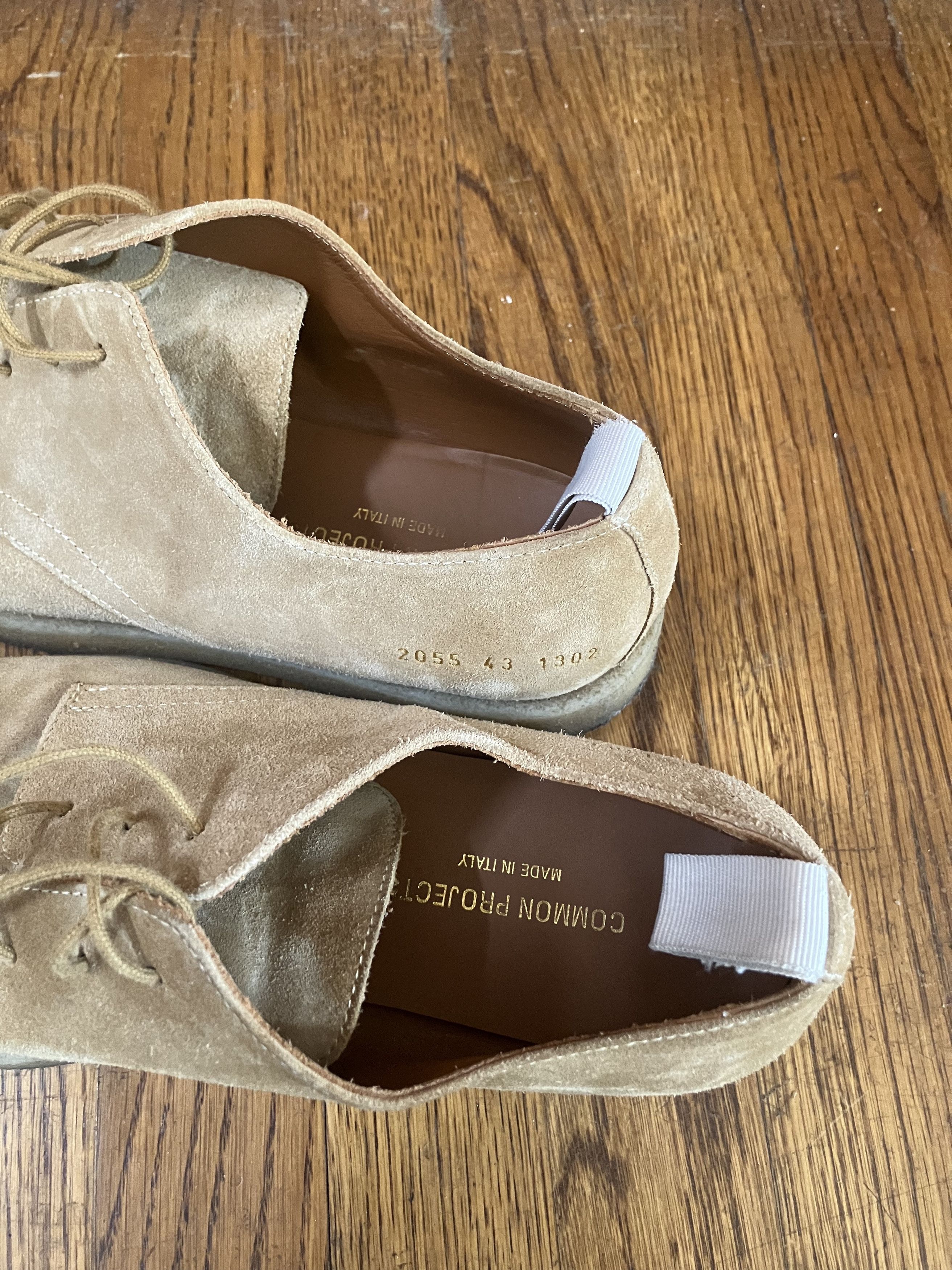 Common Projects Men's Common Projects Tan Suede Oxfords Size 9 Size US 9 / EU 42 - 5 Thumbnail