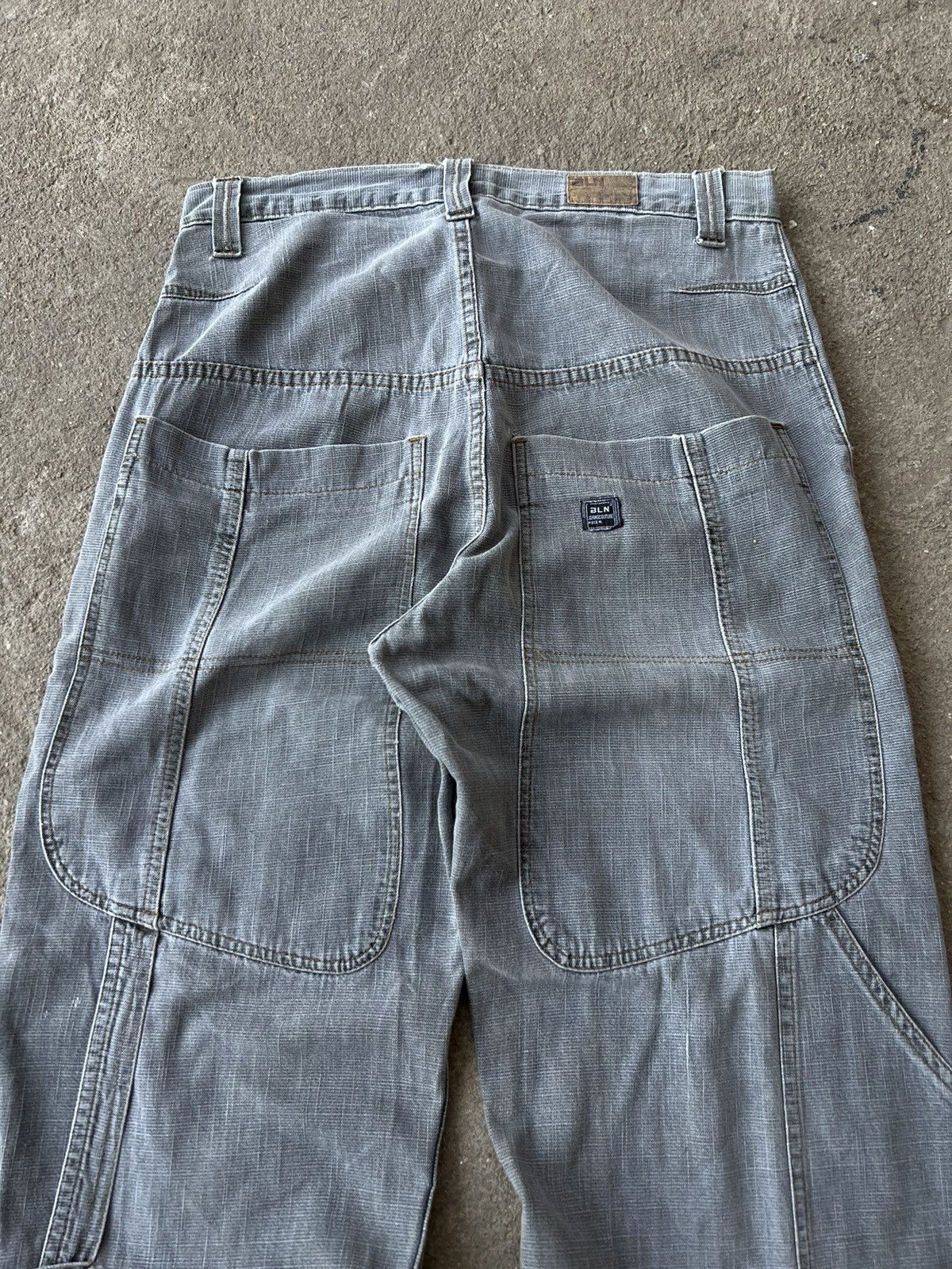 Japanese Brand FADED Y2K BLN BAGGY WIDE POCKET PANTS Size US 31 - 5 Thumbnail