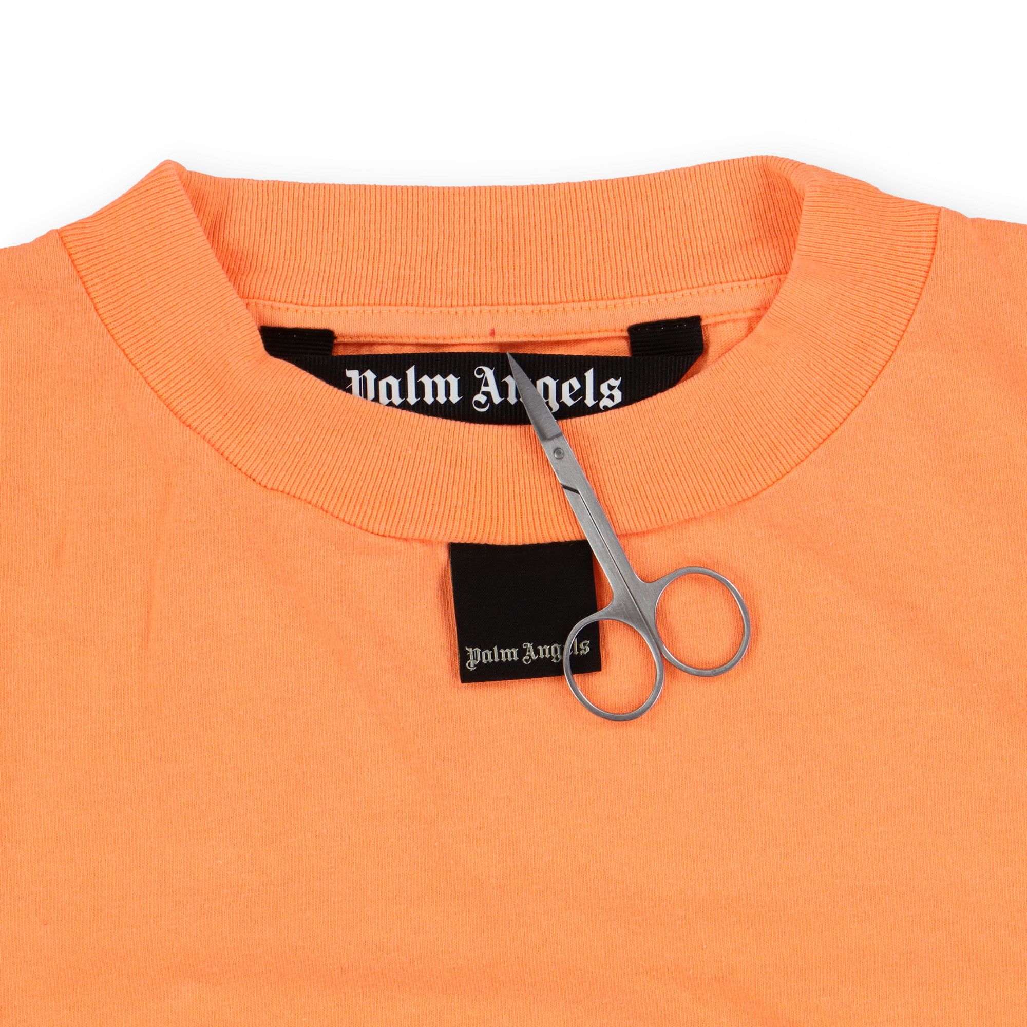Palm Angels Orange Blurred Logo Oversized T-Shirt Size US M / EU 48-50 / 2 - 5 Thumbnail