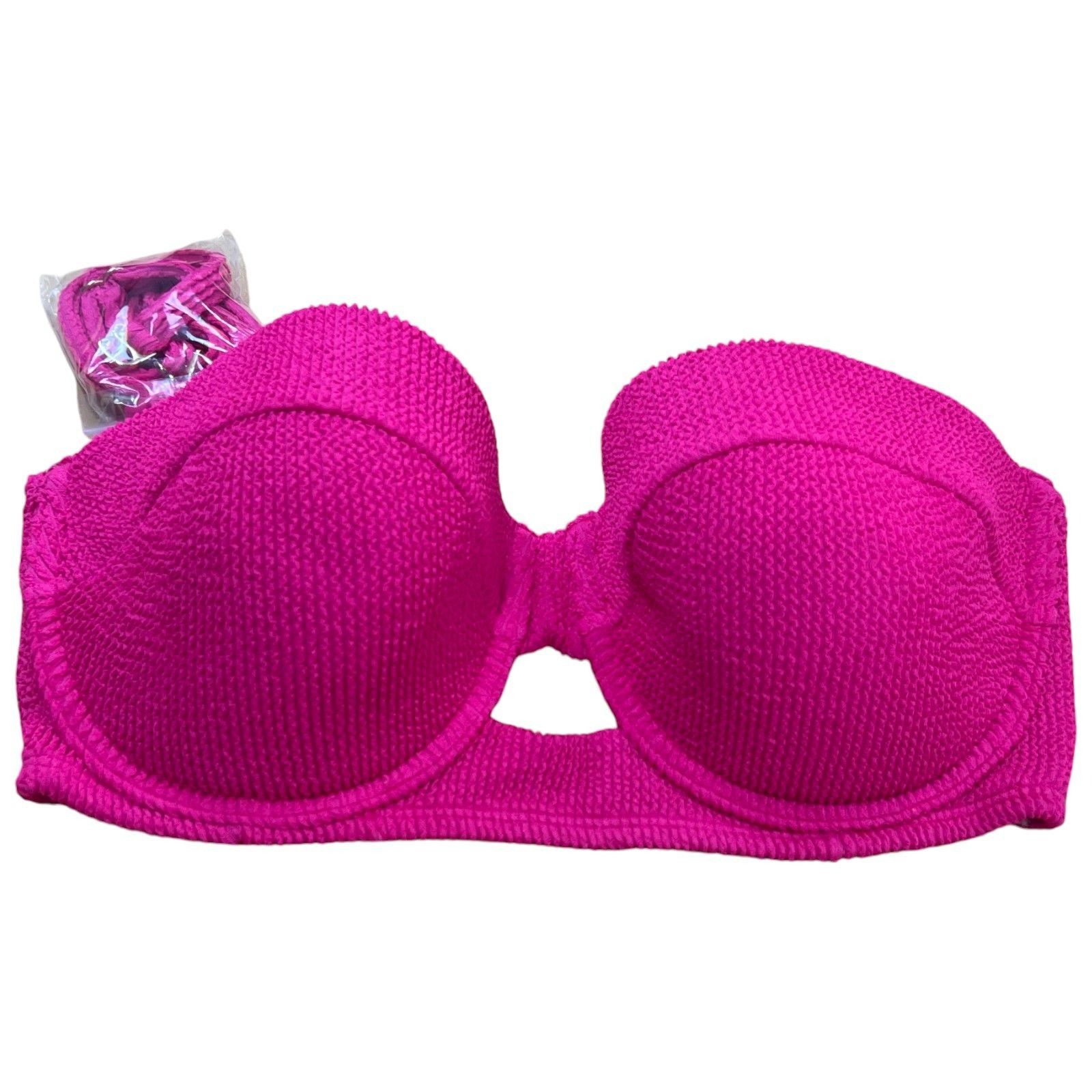 Other Shade & Shore - Women's Pucker Textured Light Lift Bandeau B Size ONE SIZE - 5 Thumbnail