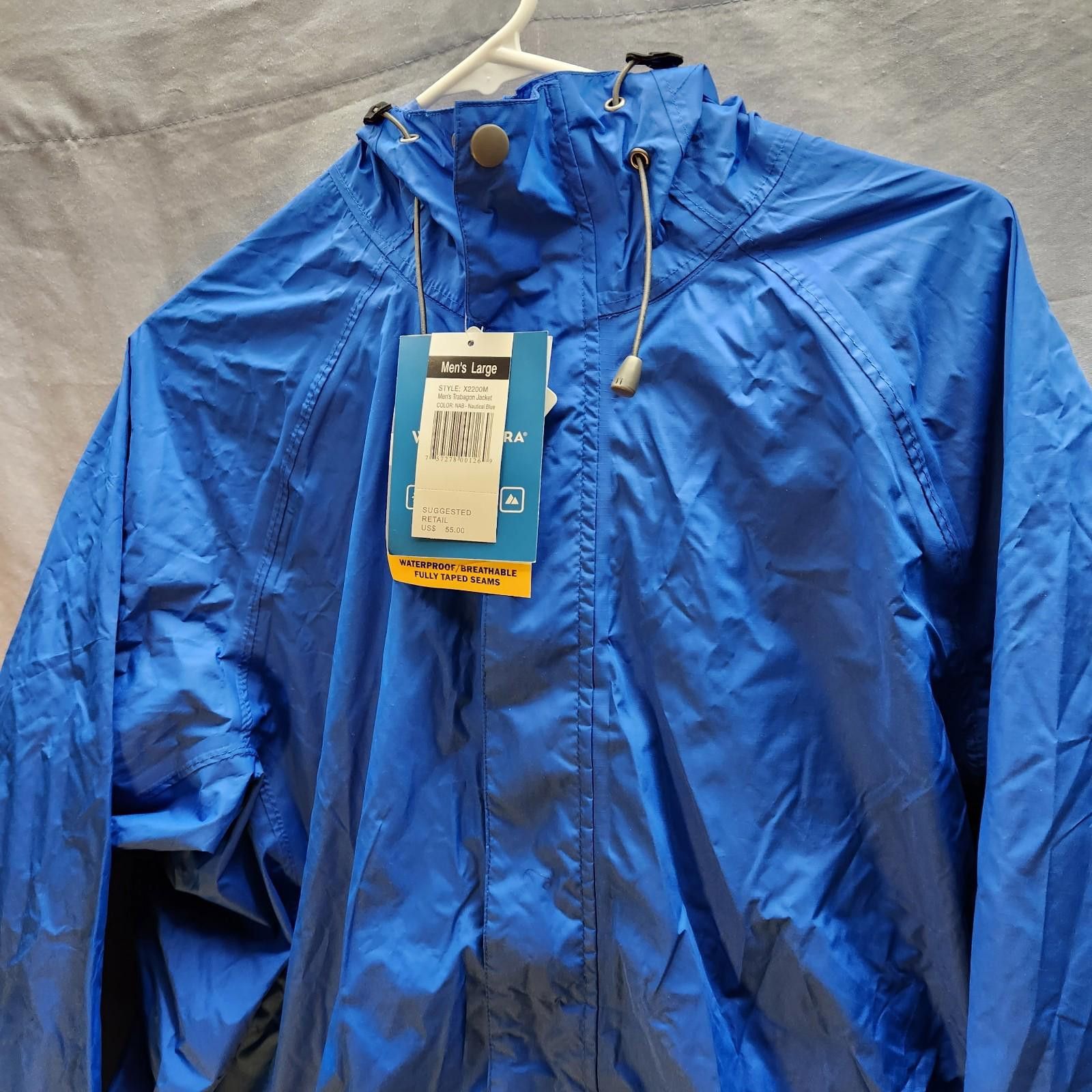 White Sierra White Sierra Trabagon Rain Jacket Blue Mens Size Large NWT Size US L / EU 52-54 / 3 - 2 Thumbnail