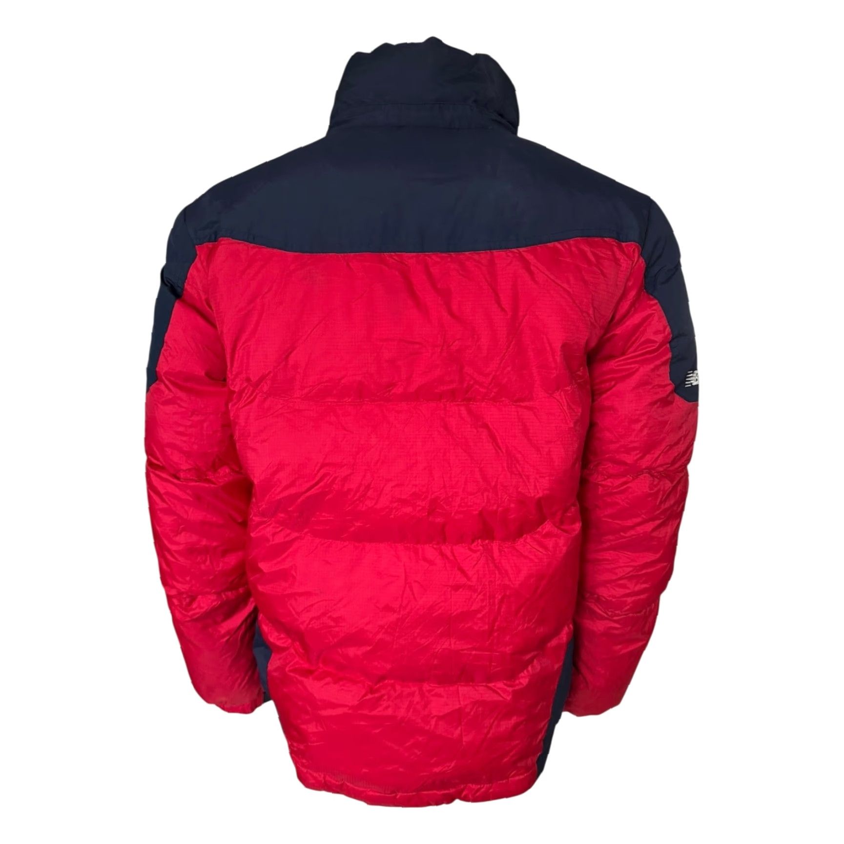 New Balance New Balance Down Jacket Men’s M Red Navy Puffer Coat Breathable Zip Up Front" Size US M / EU 48-50 / 2 - 4 Thumbnail