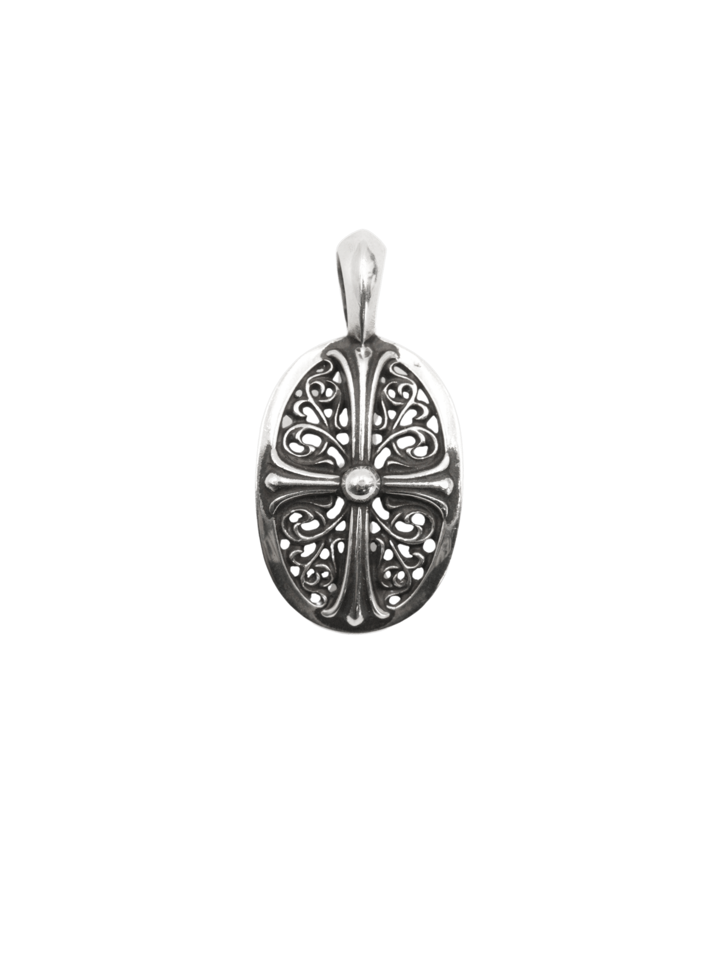 Chrome Hearts Chrome Hearts Silver Keeper Cross Pendant Size ONE SIZE - 1 Thumbnail
