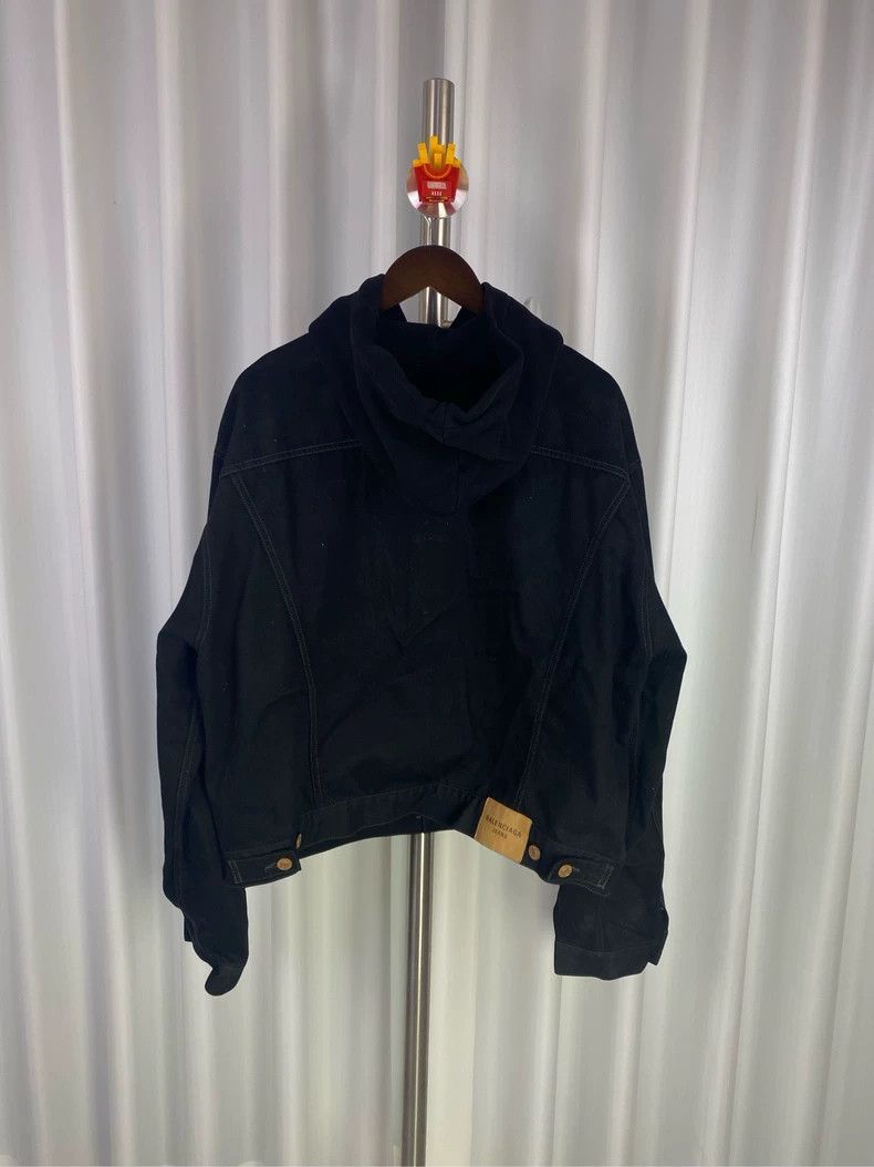 Balenciaga Balenciaga size 44 Black hooded denim jacket Size US S / EU 44-46 / 1 - 2 Thumbnail