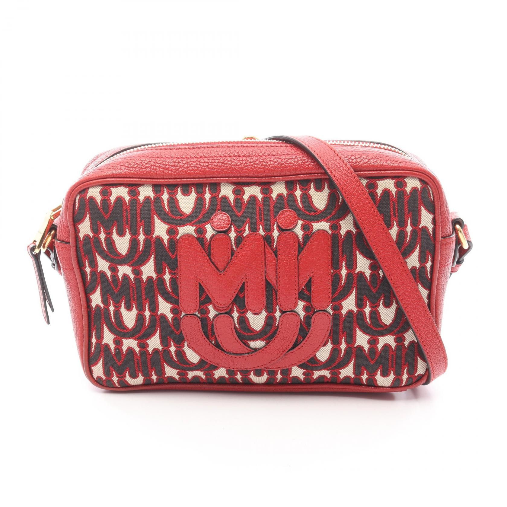 Miu Miu Miu Miu Miu Miu Leather Shoulder Bag Leather Shoulder Bag DUTY FREE for USA Size ONE SIZE - 1 Thumbnail