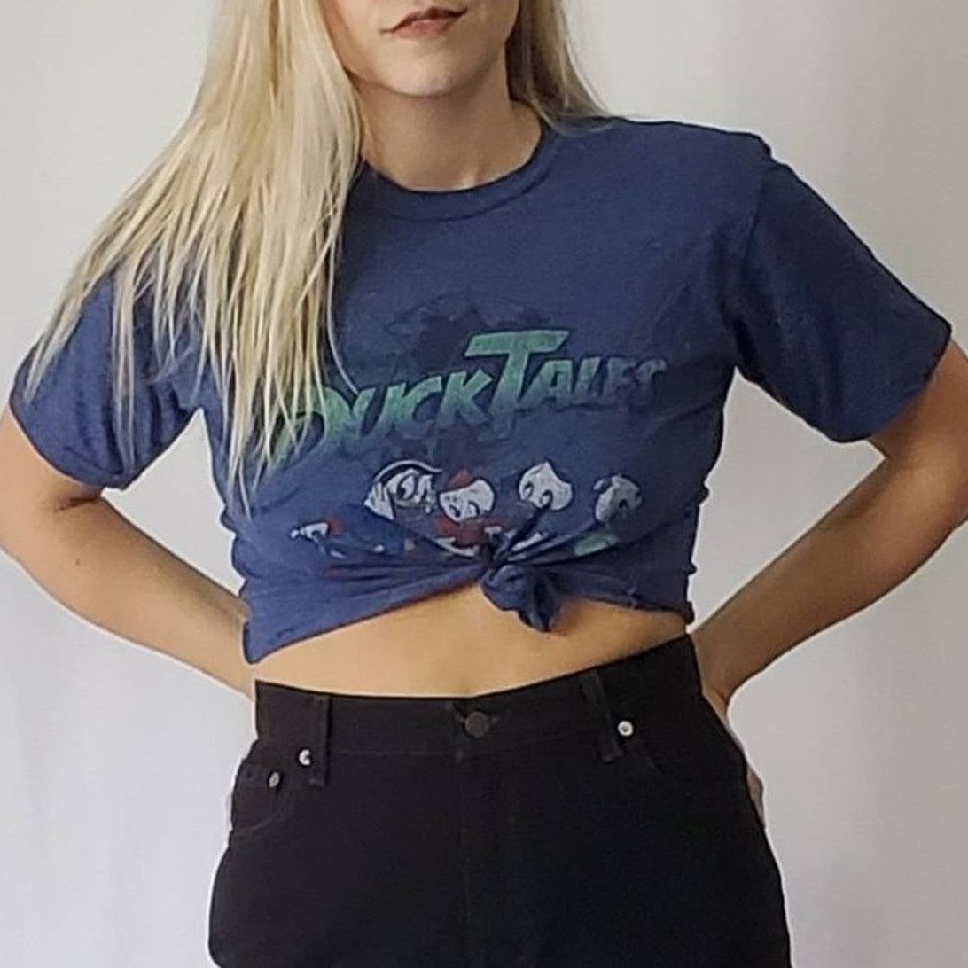 Disney Vintage Disney Ducktales Crop Tee - S Size S / US 4 / IT 40 - 1 Thumbnail