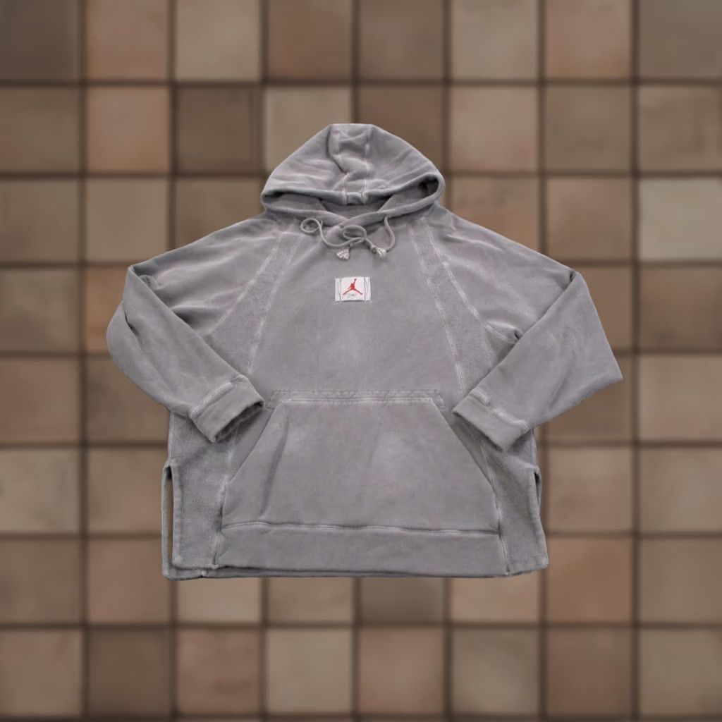 Jordan Brand Nike Air Jordan Sweatshirt Hoodie Mens M Gray Jumpman Logo Flight Basketball Size US M / EU 48-50 / 2 - 1 Thumbnail