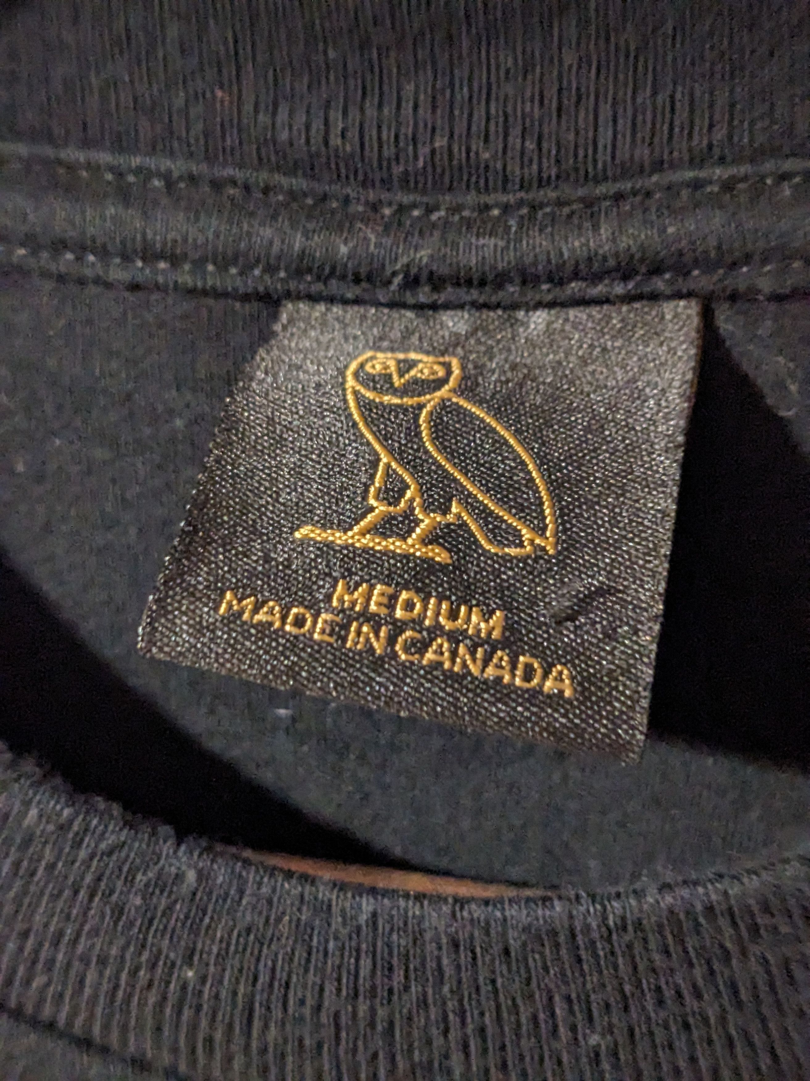 Designer × Drake Drake OVO Owl Small Logo Black Medium T-Shirt Size US M / EU 48-50 / 2 - 3 Thumbnail