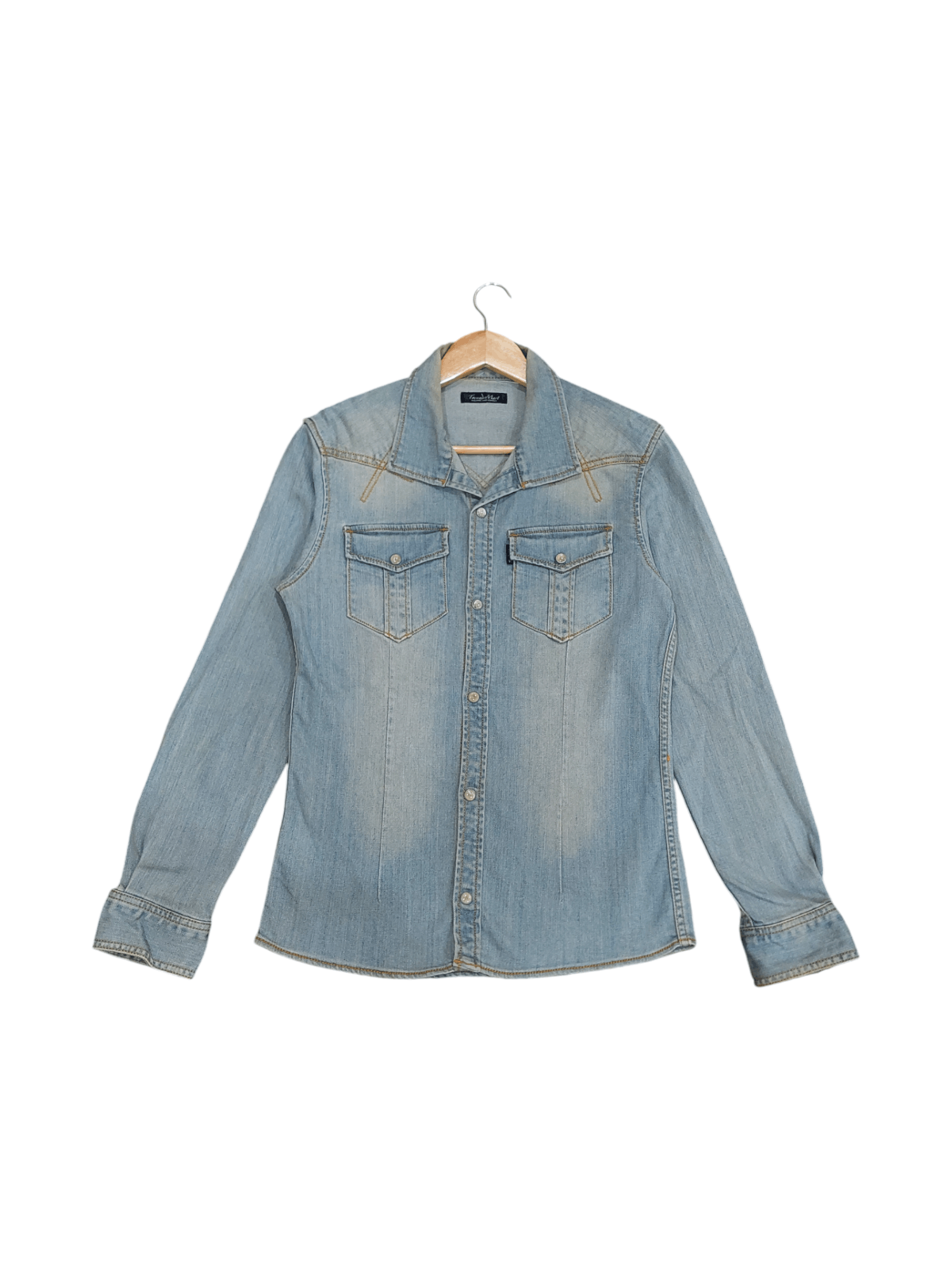 If Six Was Nine × Tornado Mart Tornado Mart Denim Button Shirt Jacket Size S / US 4 / IT 40 - 1 Thumbnail