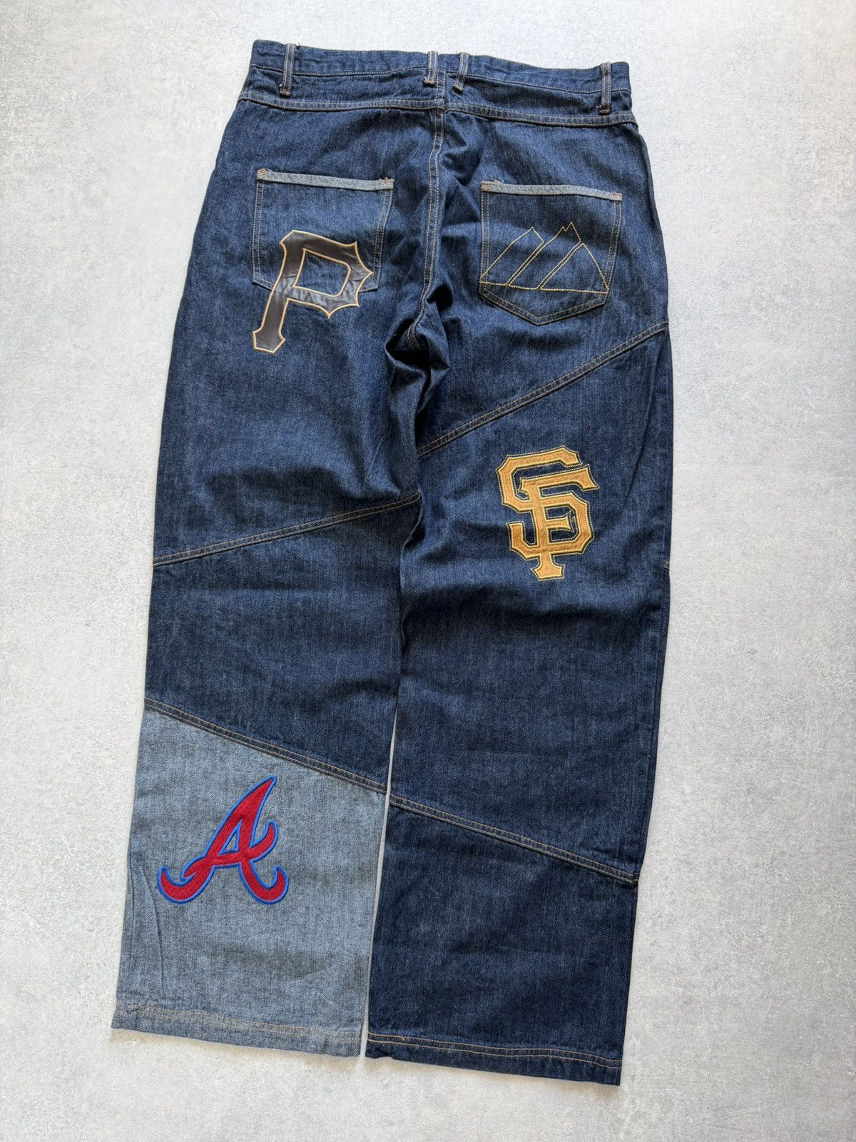 Majestic Vintage Jeans Majestic New York Yankees Streetwear pants Size US 44 / EU 60 - 9 Thumbnail