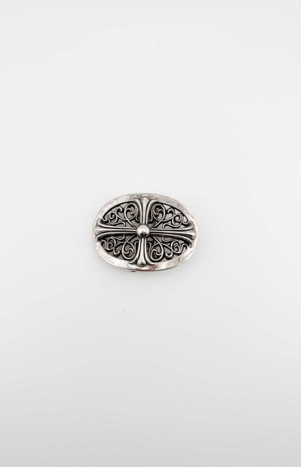 Chrome Hearts RARE! Chrome Hearts Oval Cross belt buckle Size ONE SIZE - 1 Thumbnail