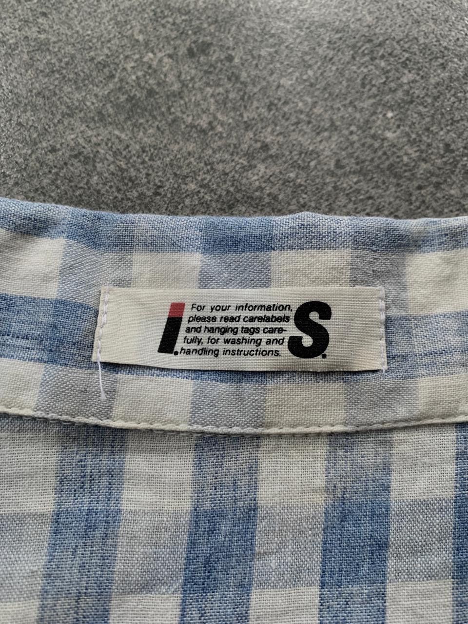 Issey Miyake FREE TAX! Gingham Check Wide Shirt Size US M / EU 48-50 / 2 - 9 Thumbnail