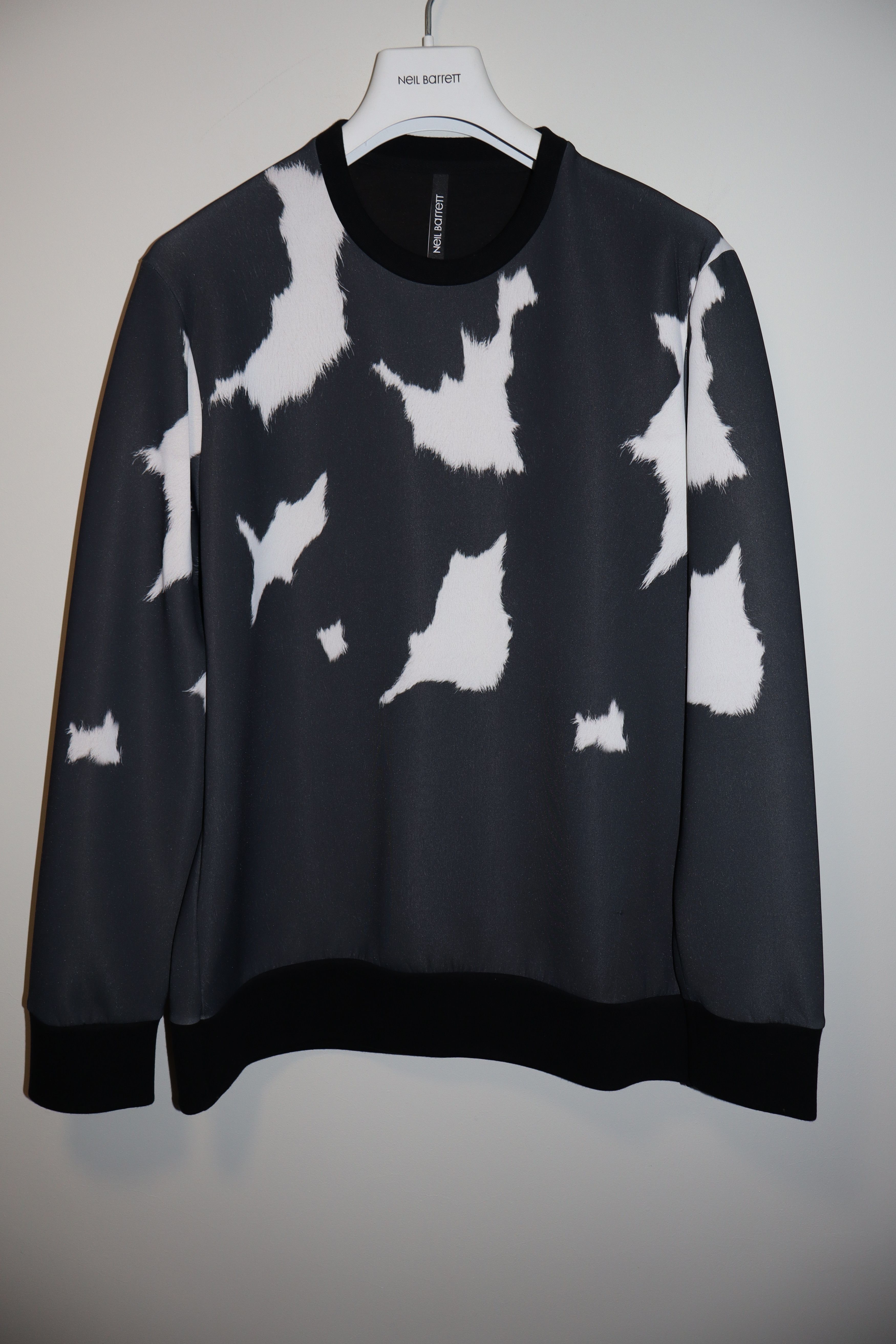 Neil Barrett Cow-flage print sweatshirt Size US M / EU 48-50 / 2 - 1 Thumbnail