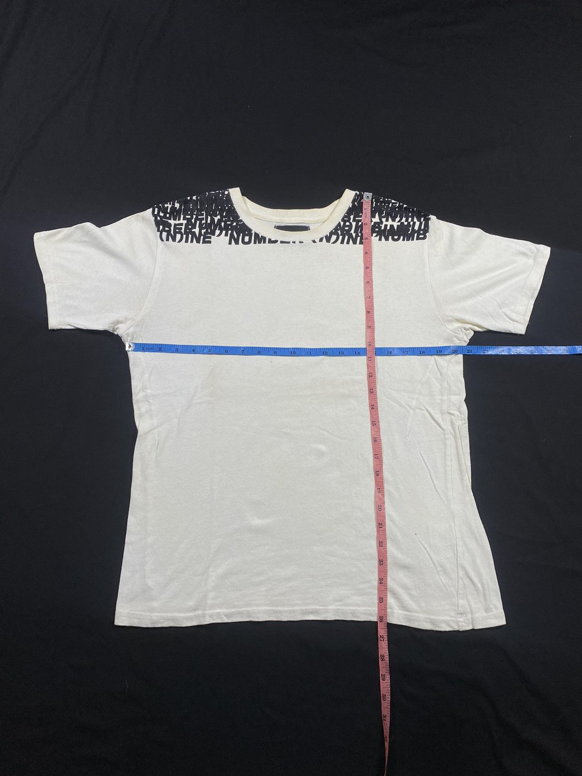 Number (N)ine Japanese Number (N)ine Denim Short Slevee Size US L / EU 52-54 / 3 - 8 Thumbnail