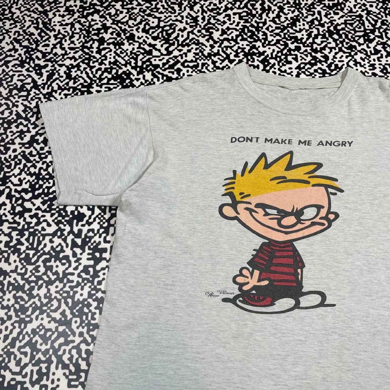 Vintage Vintage 90s Art Humor Dont Make Me Angry Retro T-shirt Size US XL / EU 56 / 4 - 4 Thumbnail
