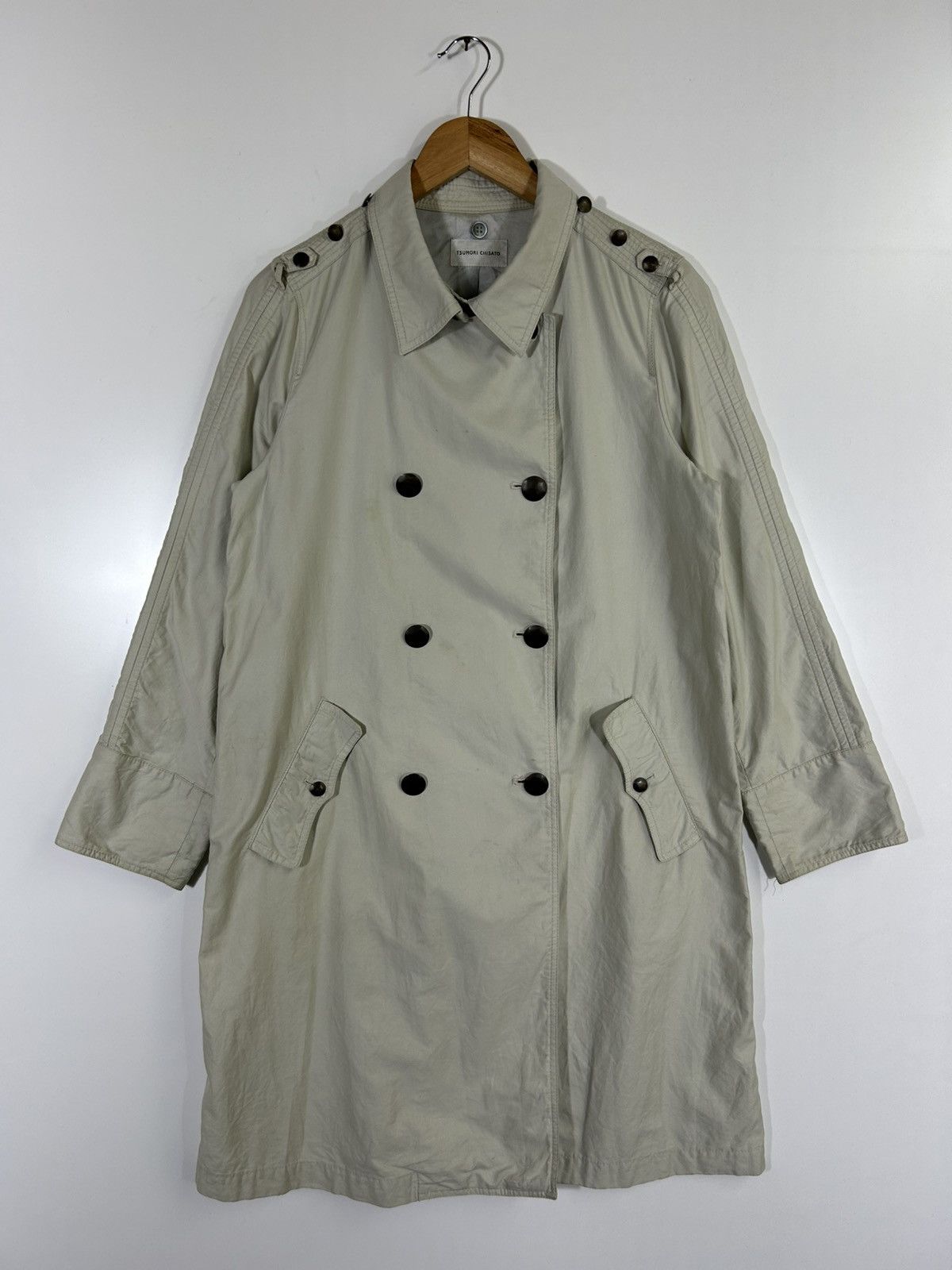 Tsumori Chisato Tsumori Chisato by Issey Miyake Double-Breasted Trench Coat Size M / US 6-8 / IT 42-44 - 1 Thumbnail