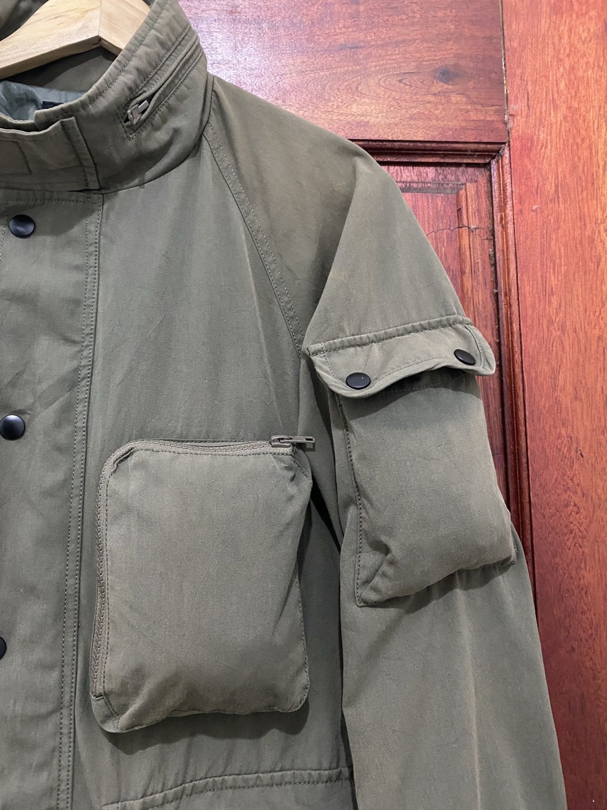 Beams Plus × Japanese Brand × L.L. Bean Rare Design Beams Multi Pocket 14 Blouson Jacket Olive Green Size US S / EU 44-46 / 1 - 4 Thumbnail
