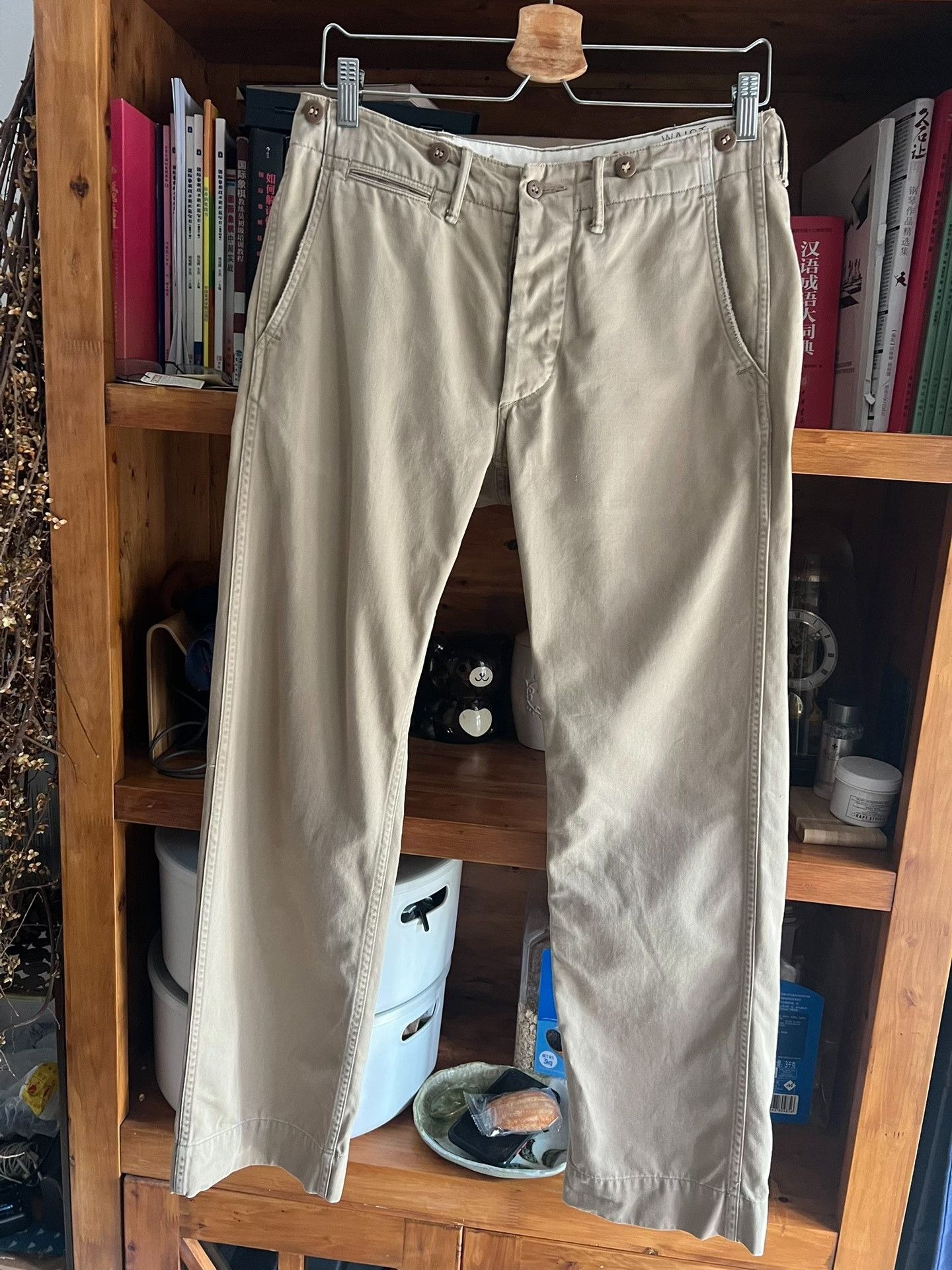 RRL Ralph Lauren RRL Double RL Khaki Officer Pants Size US 28 / EU 44 - 2 Thumbnail