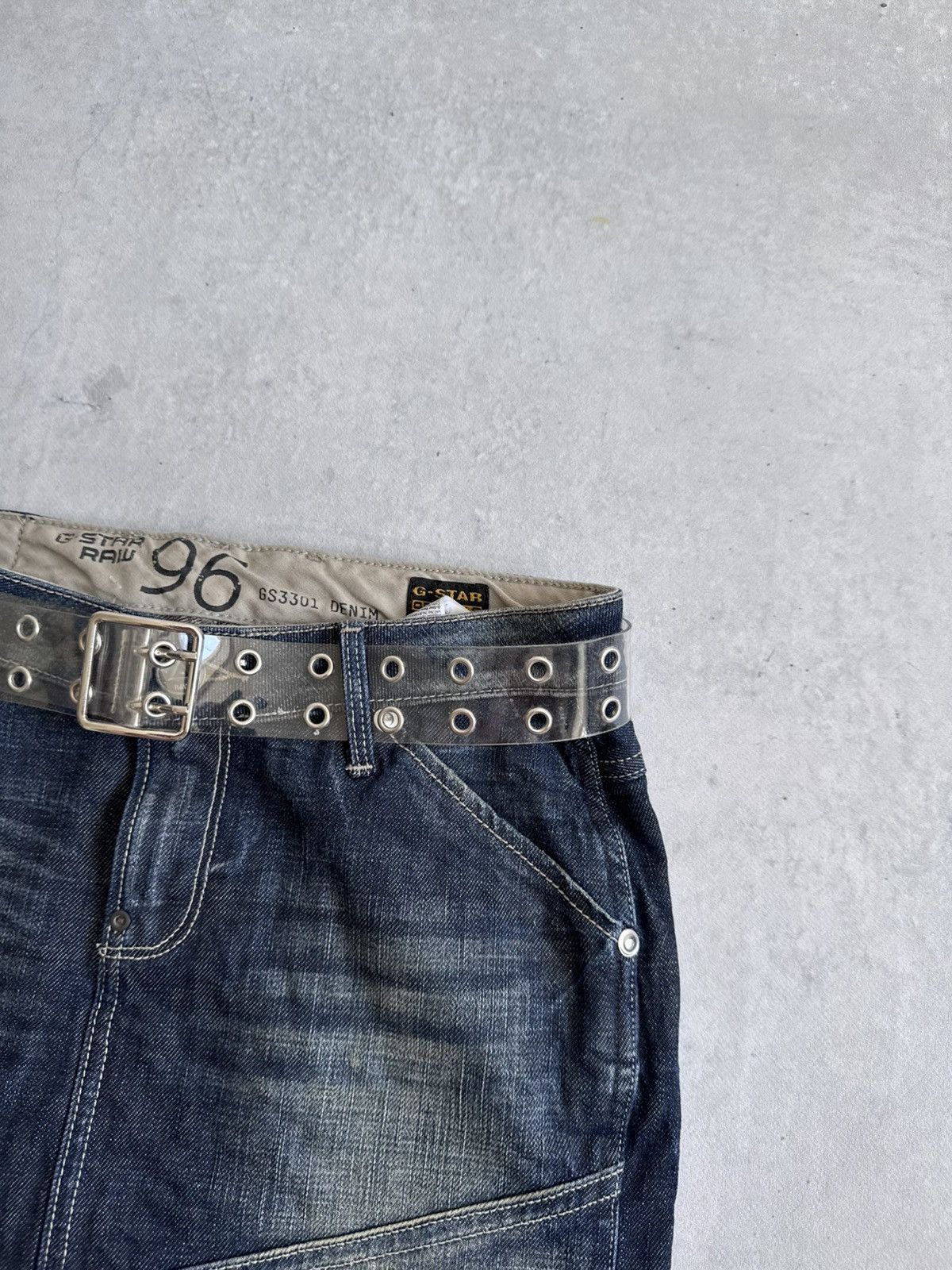 KMRii KMRii Style Clear Y2K Japan Style Metal Glamour Unisex Belt Size ONE SIZE - 4 Thumbnail