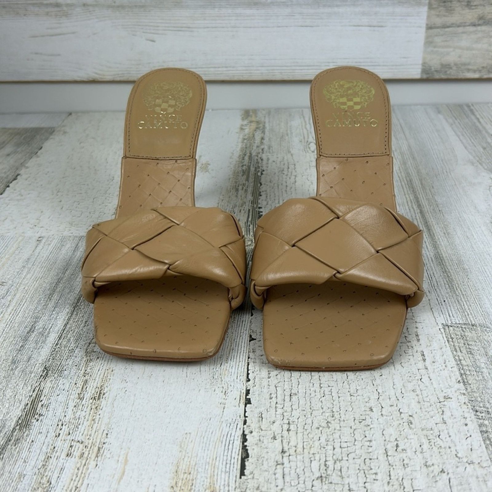 Vince Camuto Vince Camuto Brelanie womens 7 1/2M braided leather sandal Size US 7.5 / IT 37.5 - 3 Thumbnail