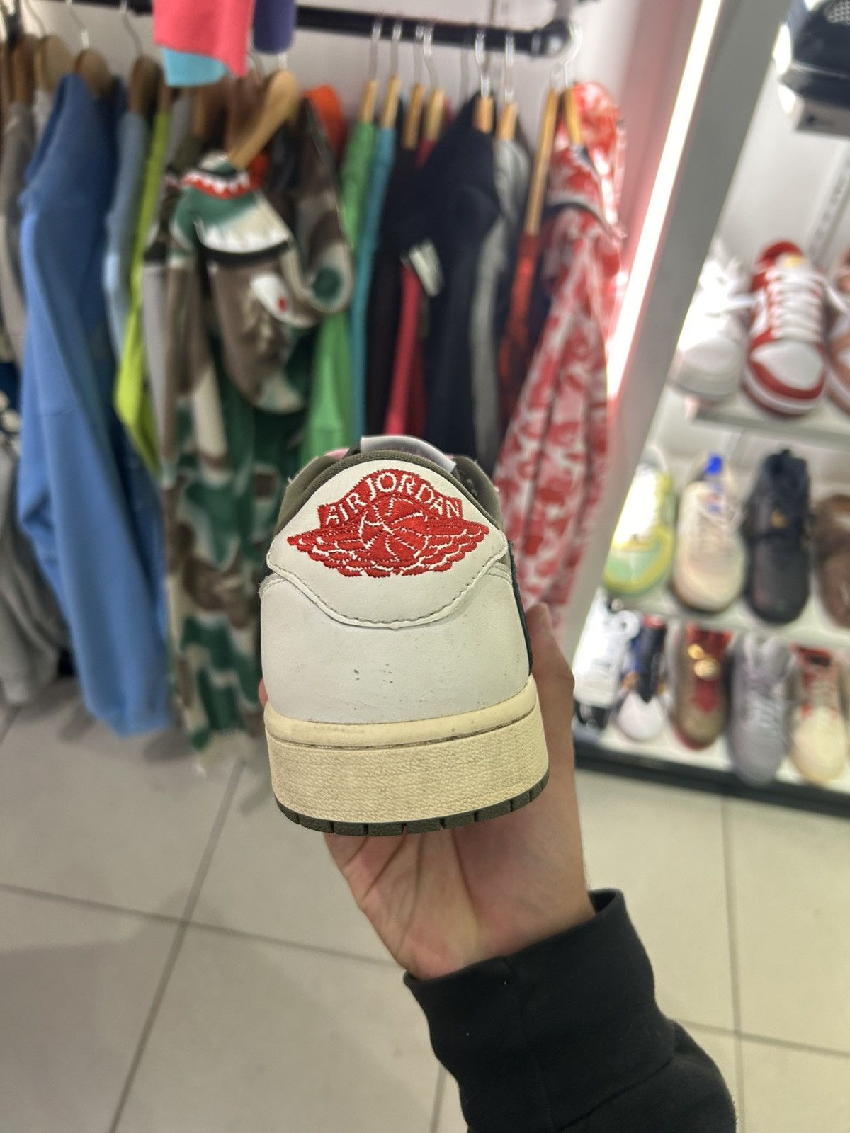 Jordan Brand × Travis Scott Jordan 1 low travis scott medium olive Size US 9 / EU 42 - 7 Thumbnail