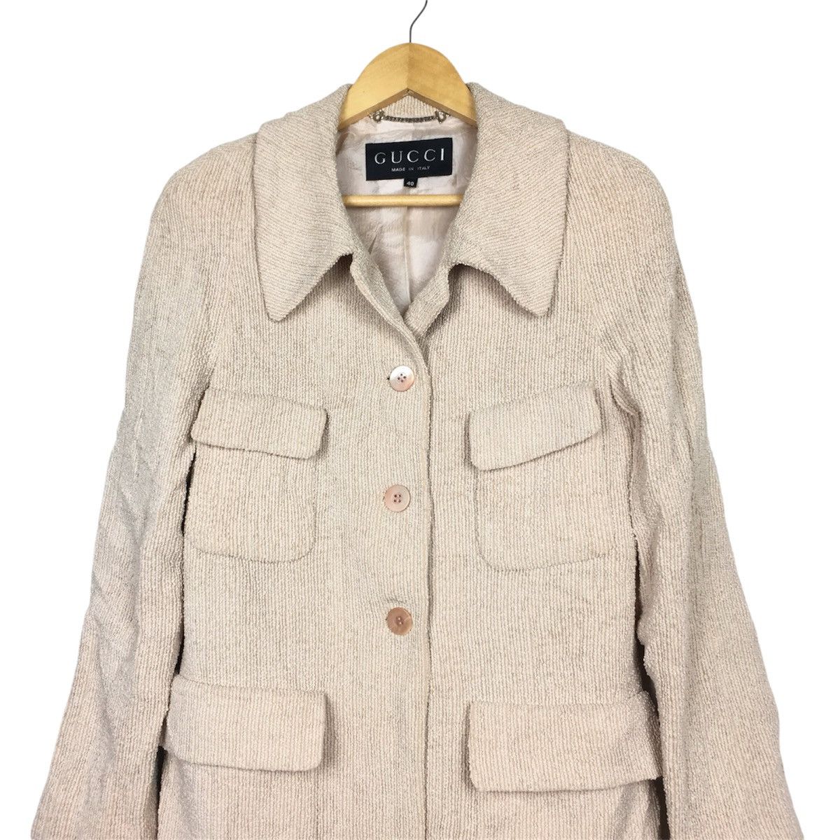 Gucci Vtg 1995 Gucci by Tom Ford 3 Button Jacket Size S / US 4 / IT 40 - 2 Thumbnail
