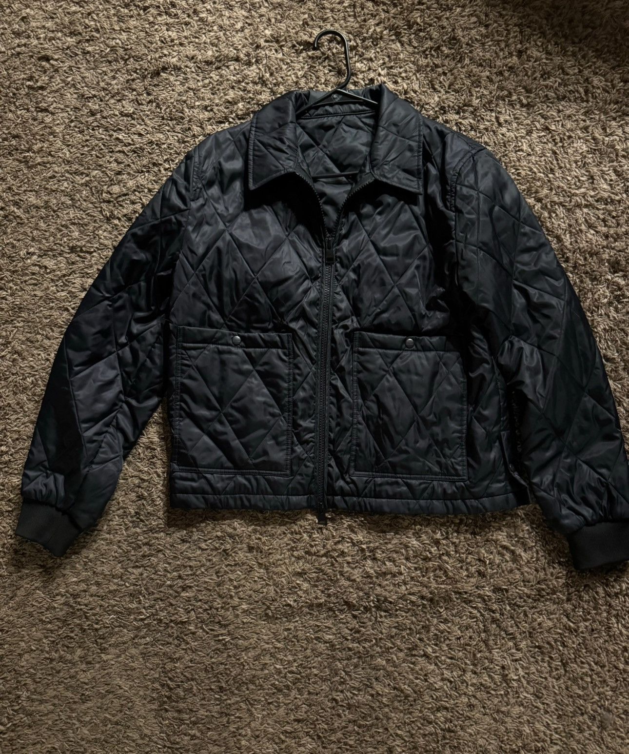 AMI｜JACKETS (HJK058 WV0018 221) AMI Paris logo-embossed Jacket | Green | FARFETCH