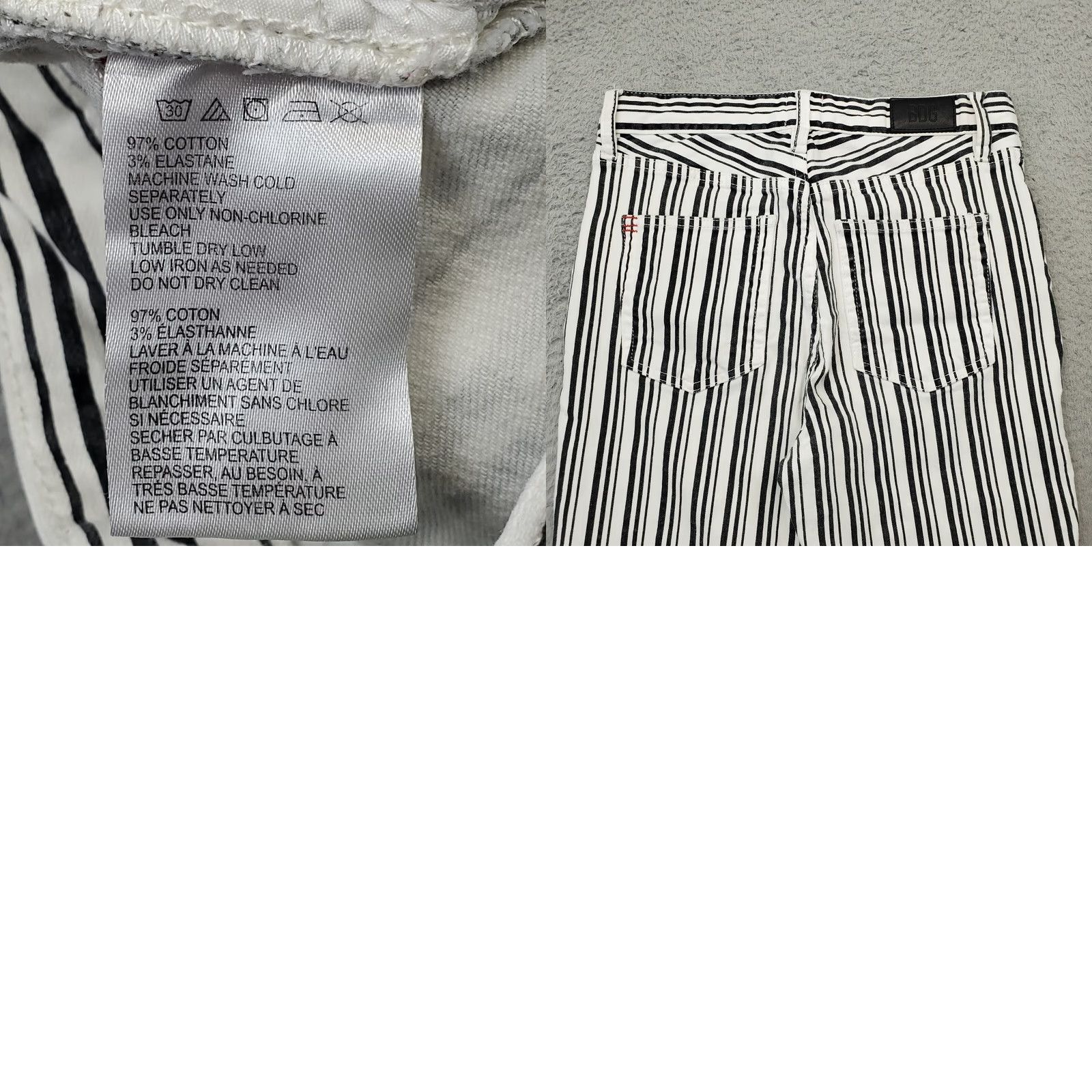 Urban Outfitters Urban Outfitters Jeans Womens Size 28 Multicolor Striped Kick Flare Pocket 5-Pocket Front Flat Women's Jeans Size 28" / US 6 / IT 42 - 8 Thumbnail
