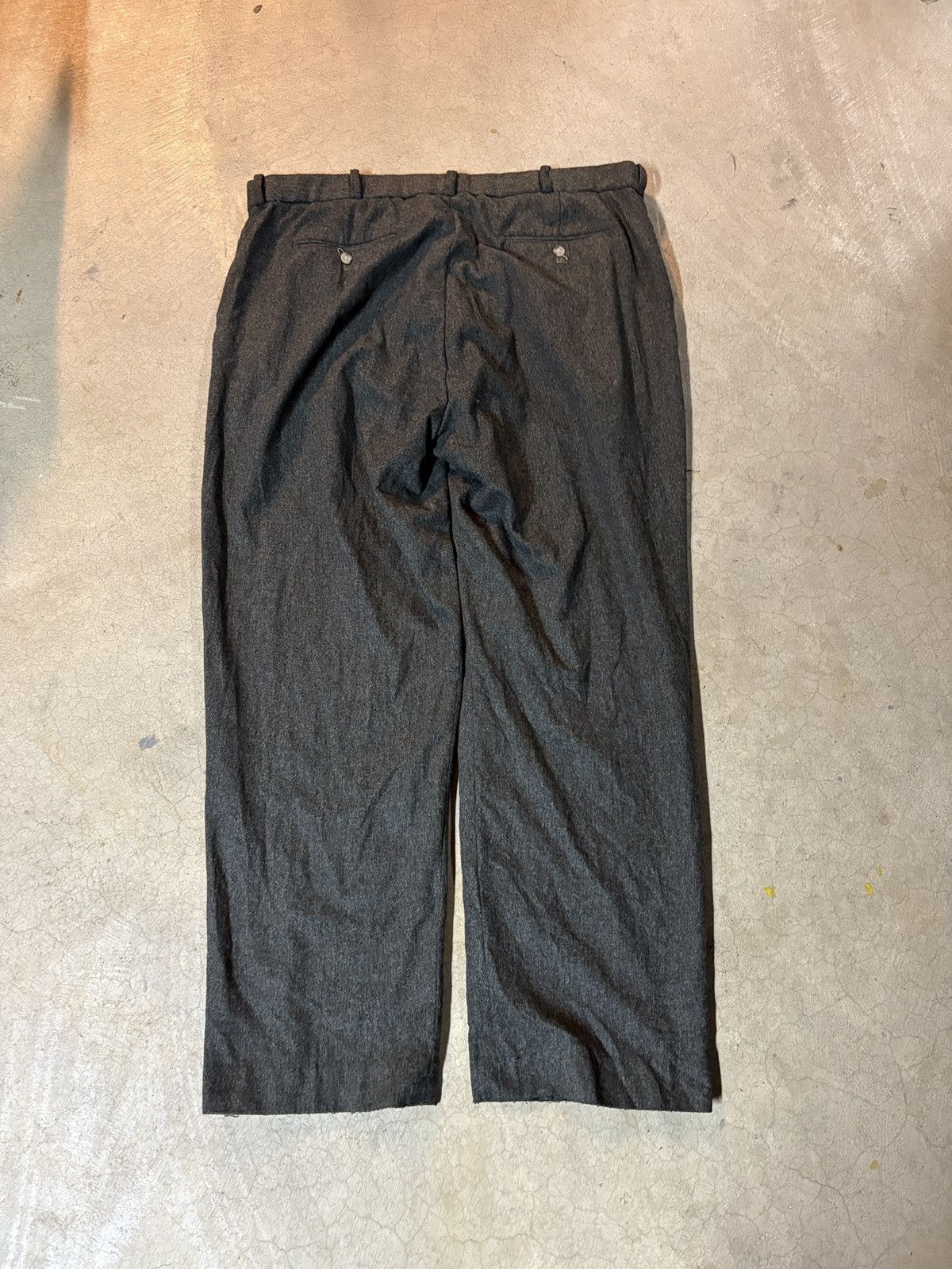 Polo Ralph Lauren Vintage 90s Polo Ralph Lauren Wool Pants Gray Size 40x30 Size US 40 / EU 56 - 3 Thumbnail