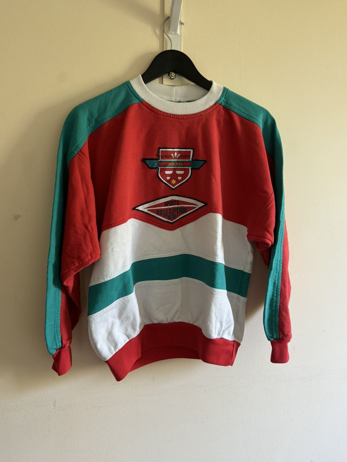 Adidas Vintage 90's Adidas Sport Collection Sweatshirt Size US S / EU 44-46 / 1 - 1 Thumbnail