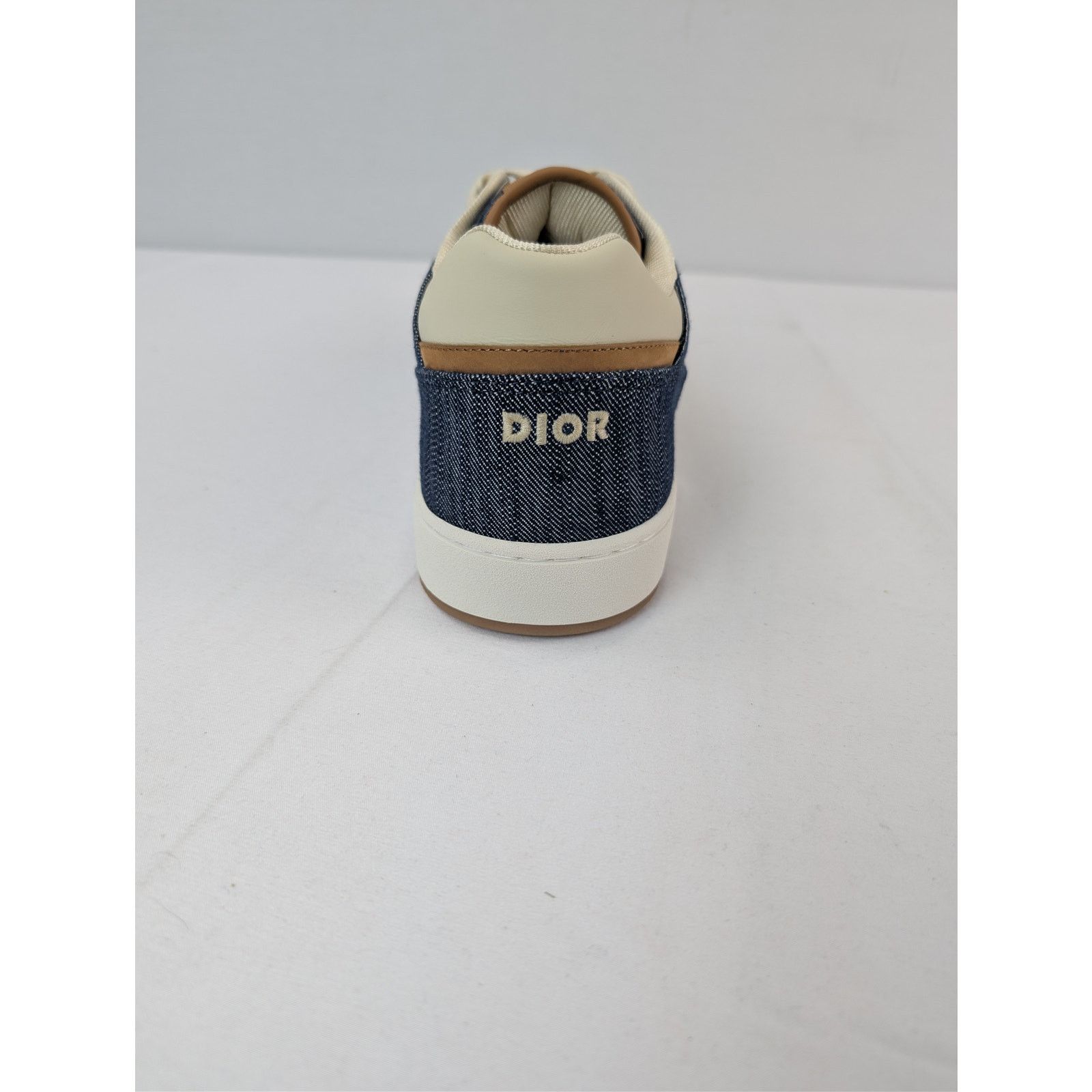 Dior o1rshd1 B27 Raffia Denim Uptown Low-Top Sneaker Blue/Brown Size US 13 / EU 46 - 18 Thumbnail