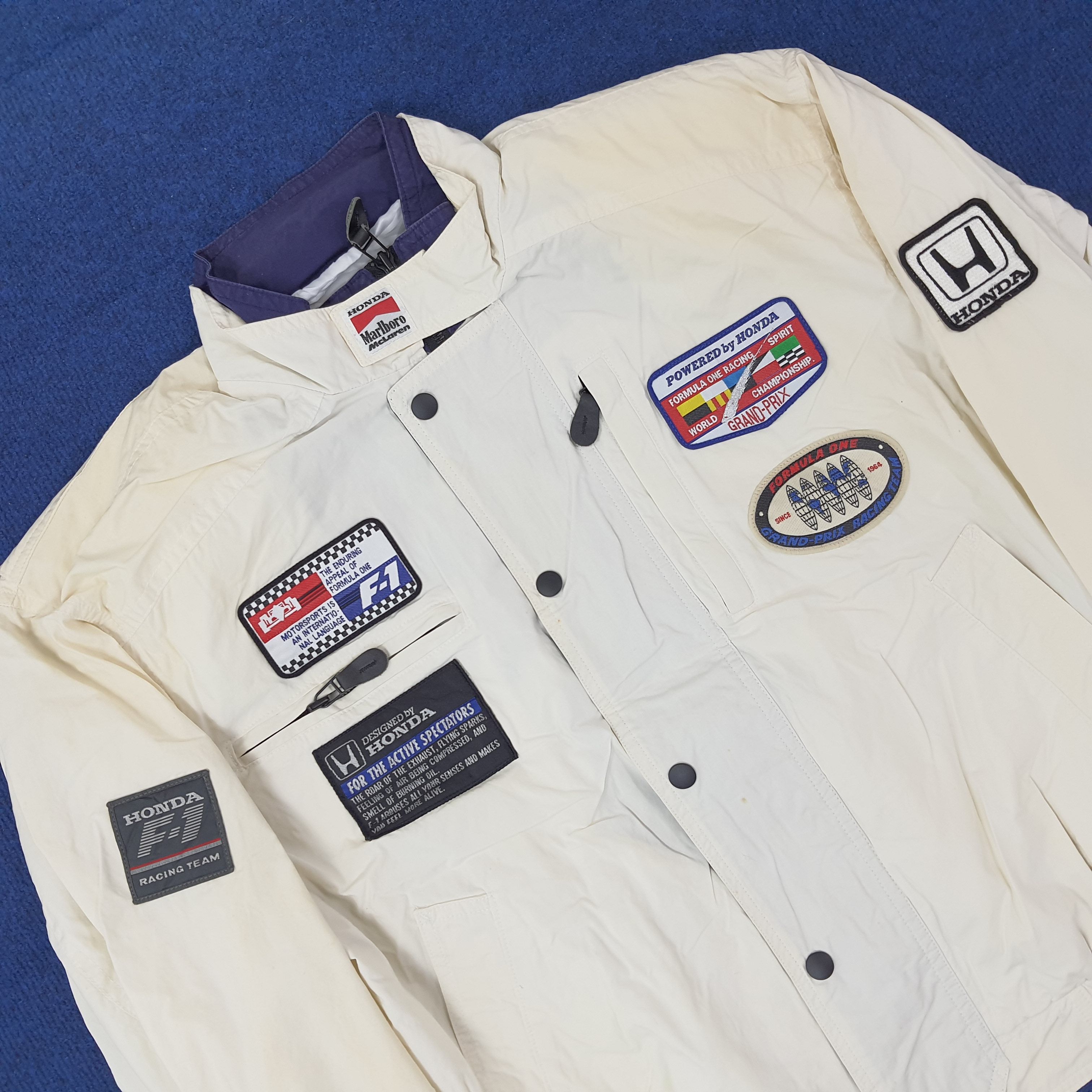 Honda Vintage HONDA F1 Japan Motorsports Racing Jacket C246N20 Size US L / EU 52-54 / 3 - 2 Thumbnail