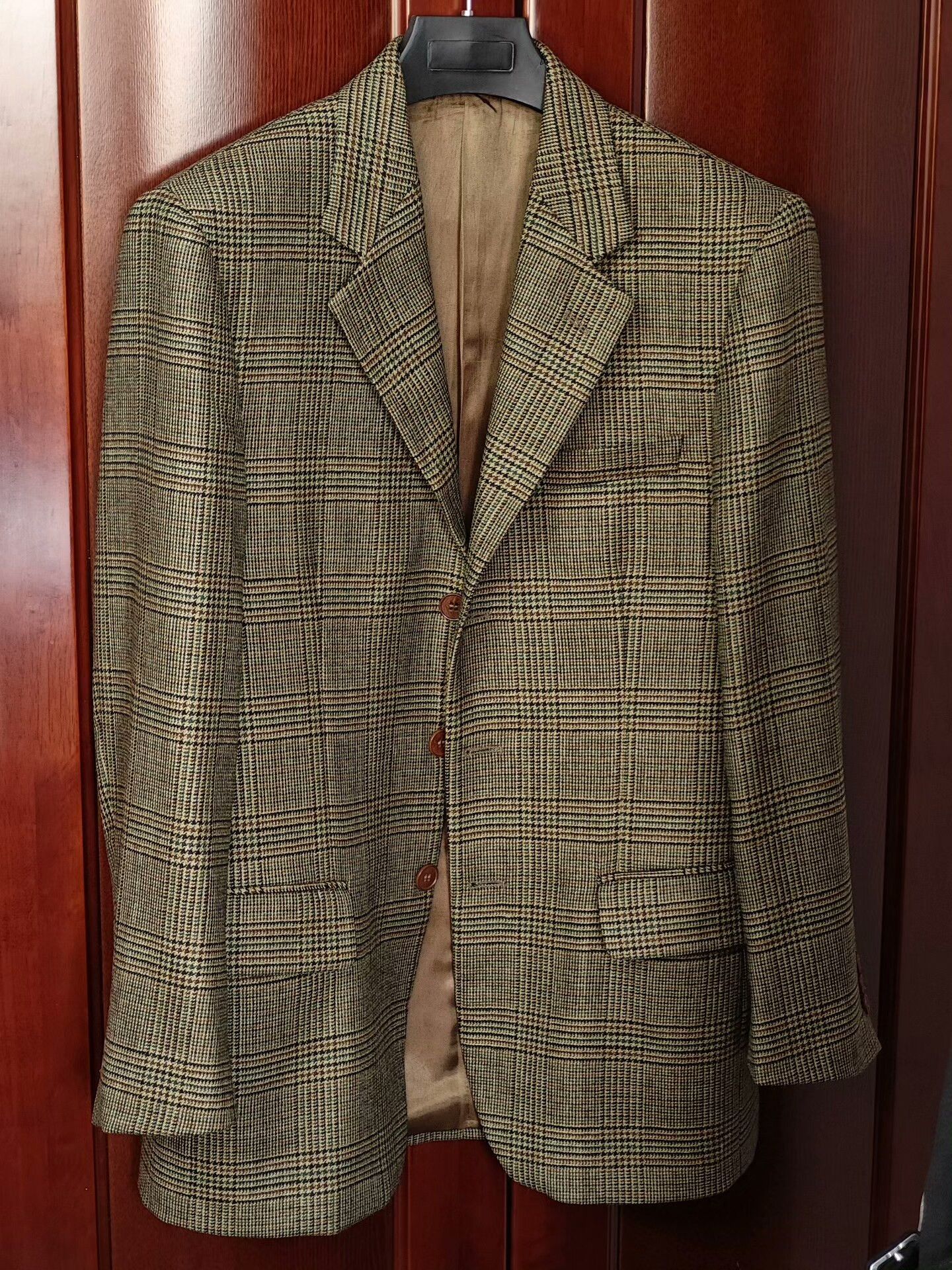 Japanese Brand Italian Wool Blend Check Blazer Size US S / EU 44-46 / 1 - 1 Thumbnail