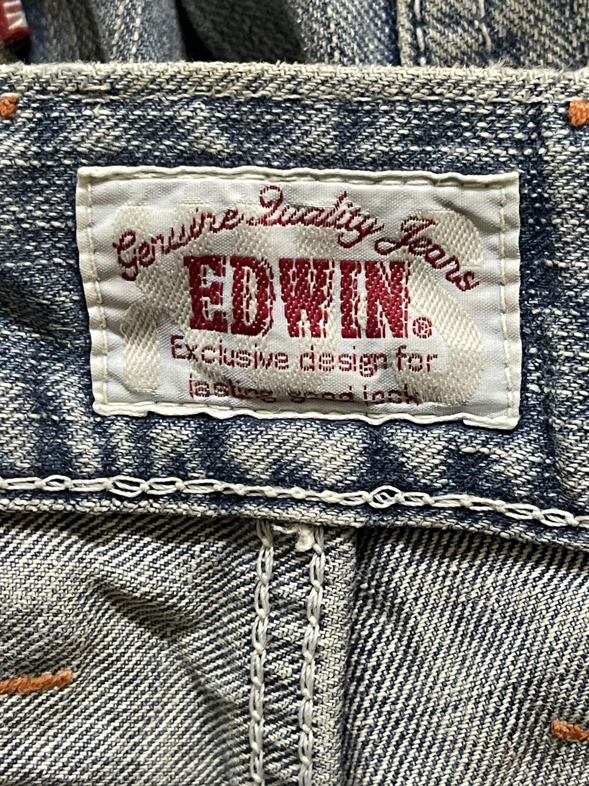 Edwin Edwin XV Exclusive Vintage Mud Wash Whisker Distress Loose Size US 34 / EU 50 - 10 Thumbnail